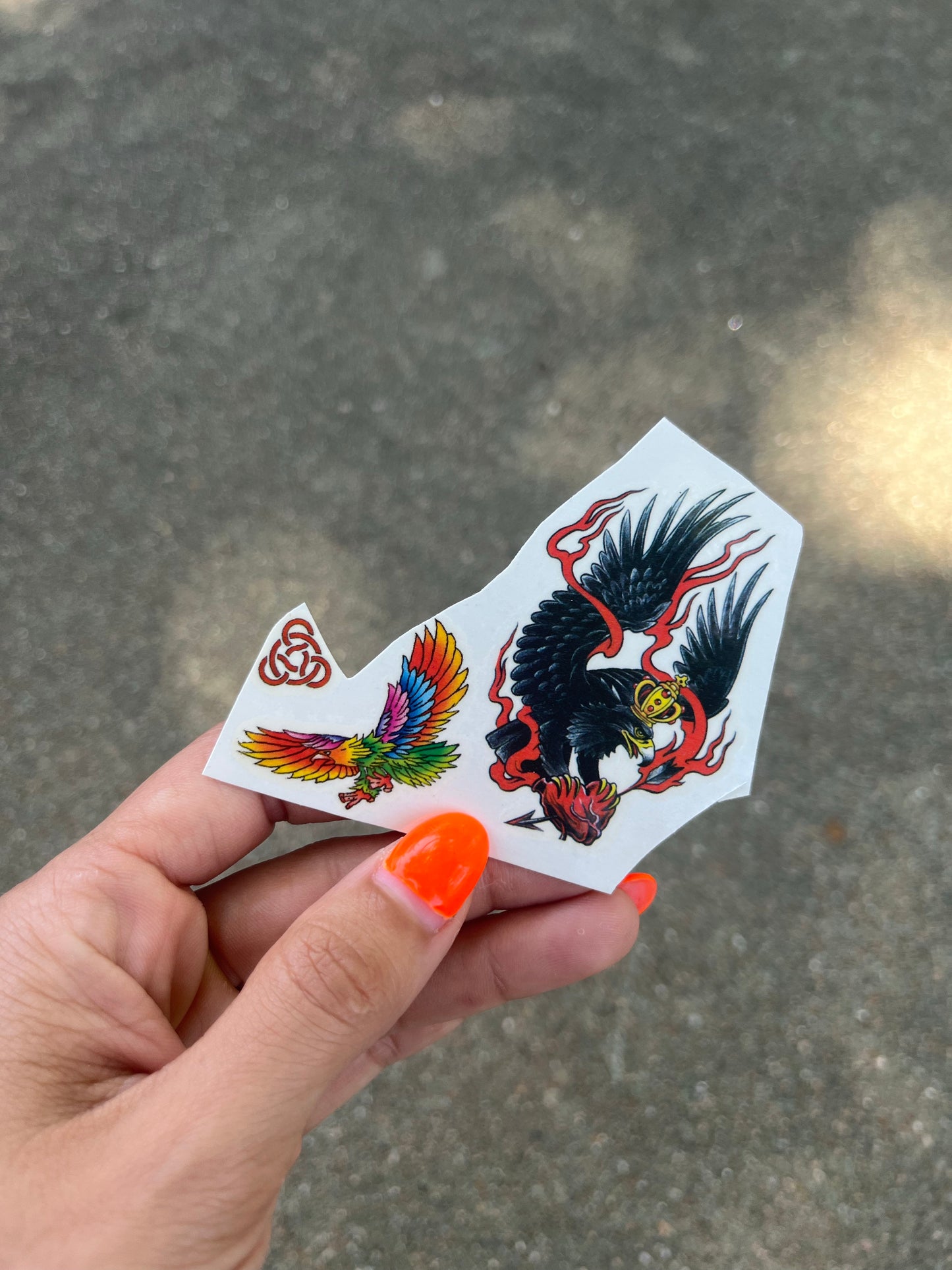 1990s Harley Temporary Tattoos