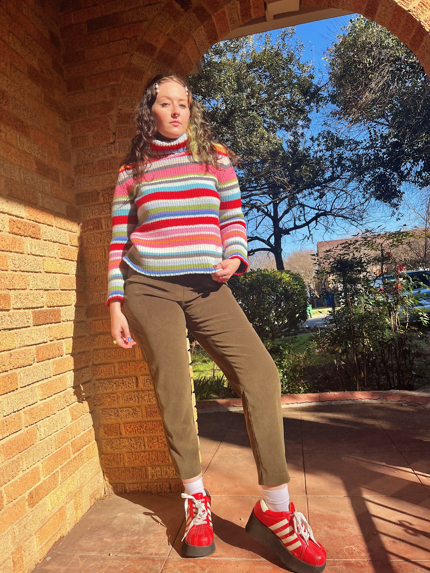 1990s Olive Green Trousers