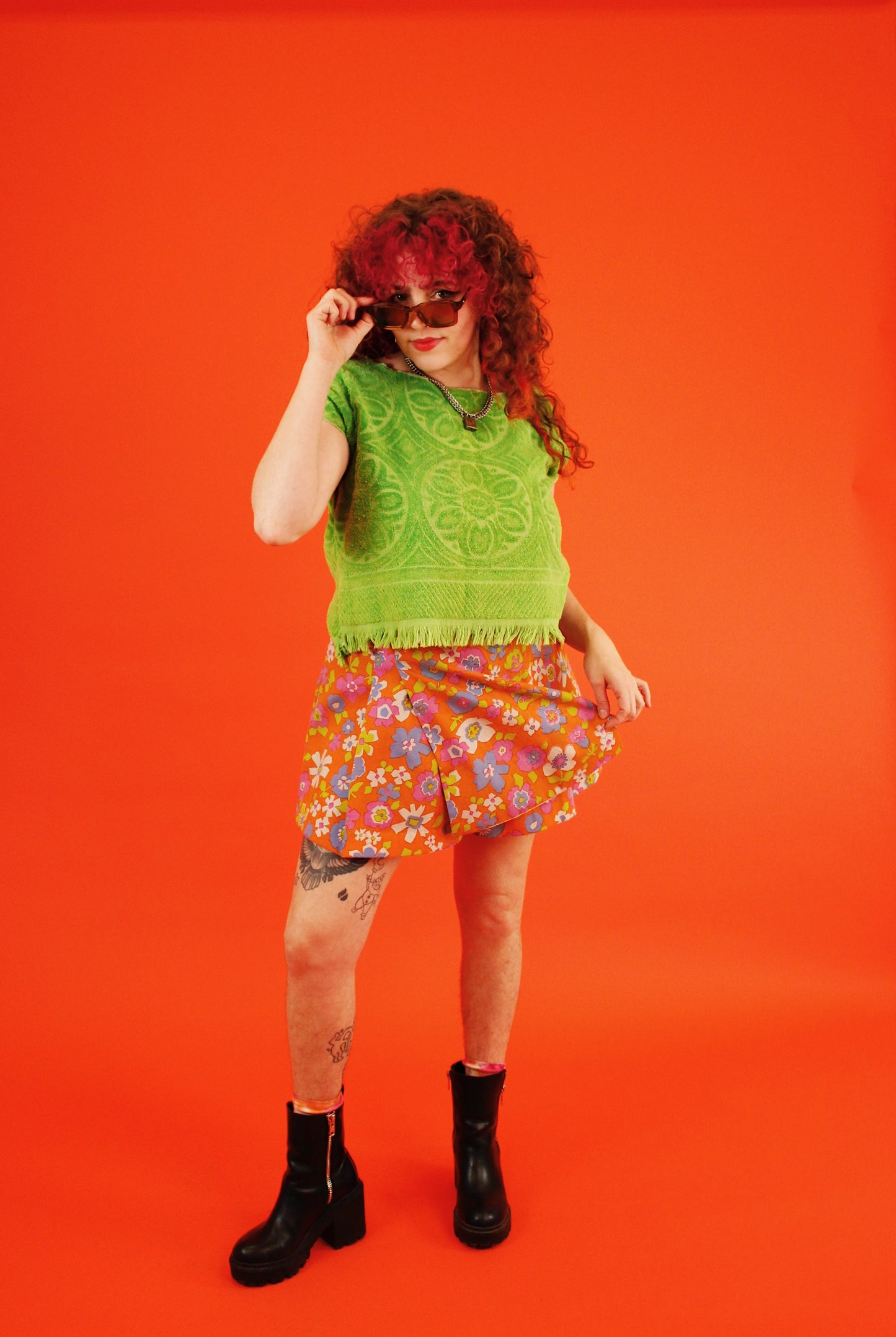 1960s/70s Tropicalia Skort