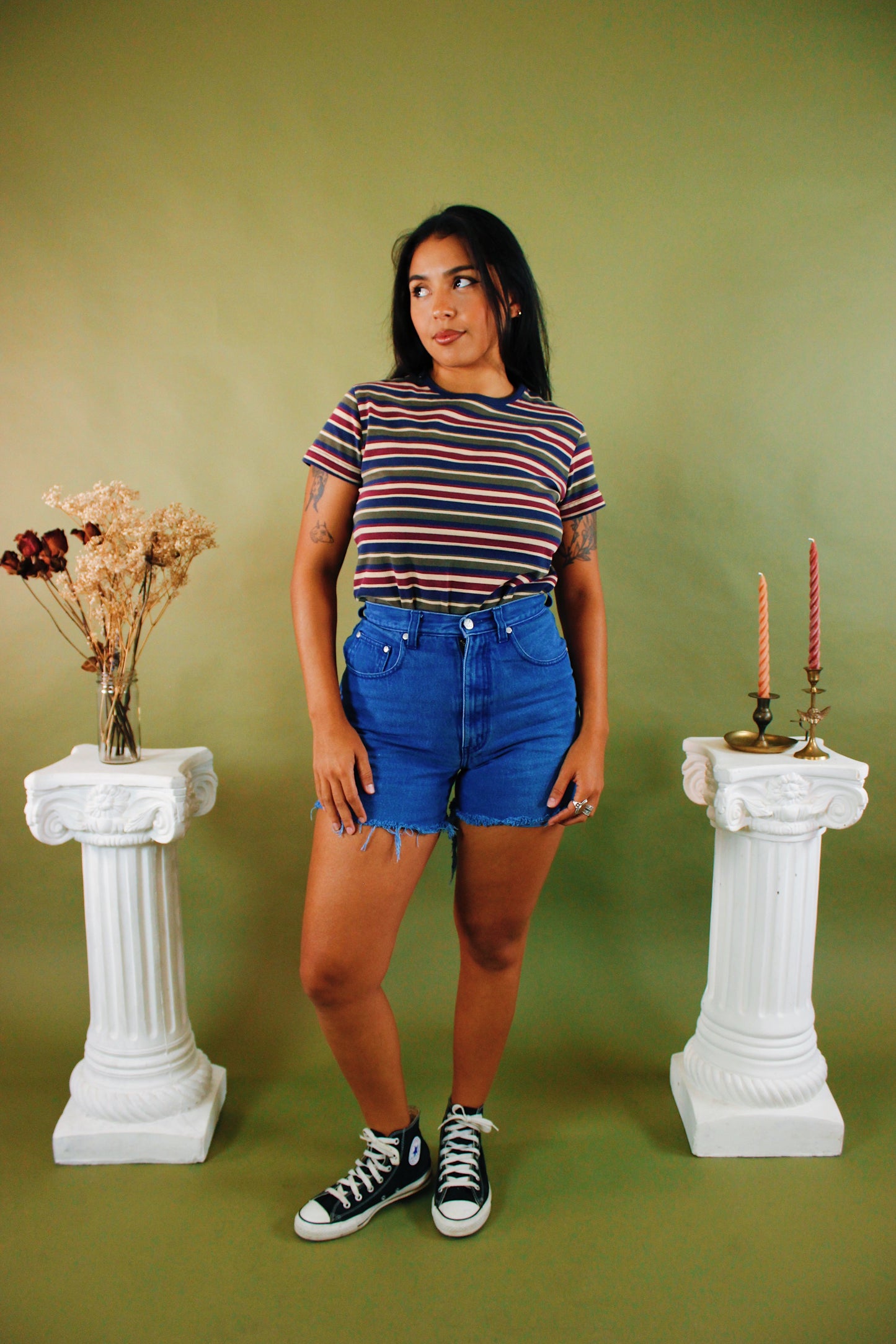 1990s Mathilda Striped Tee