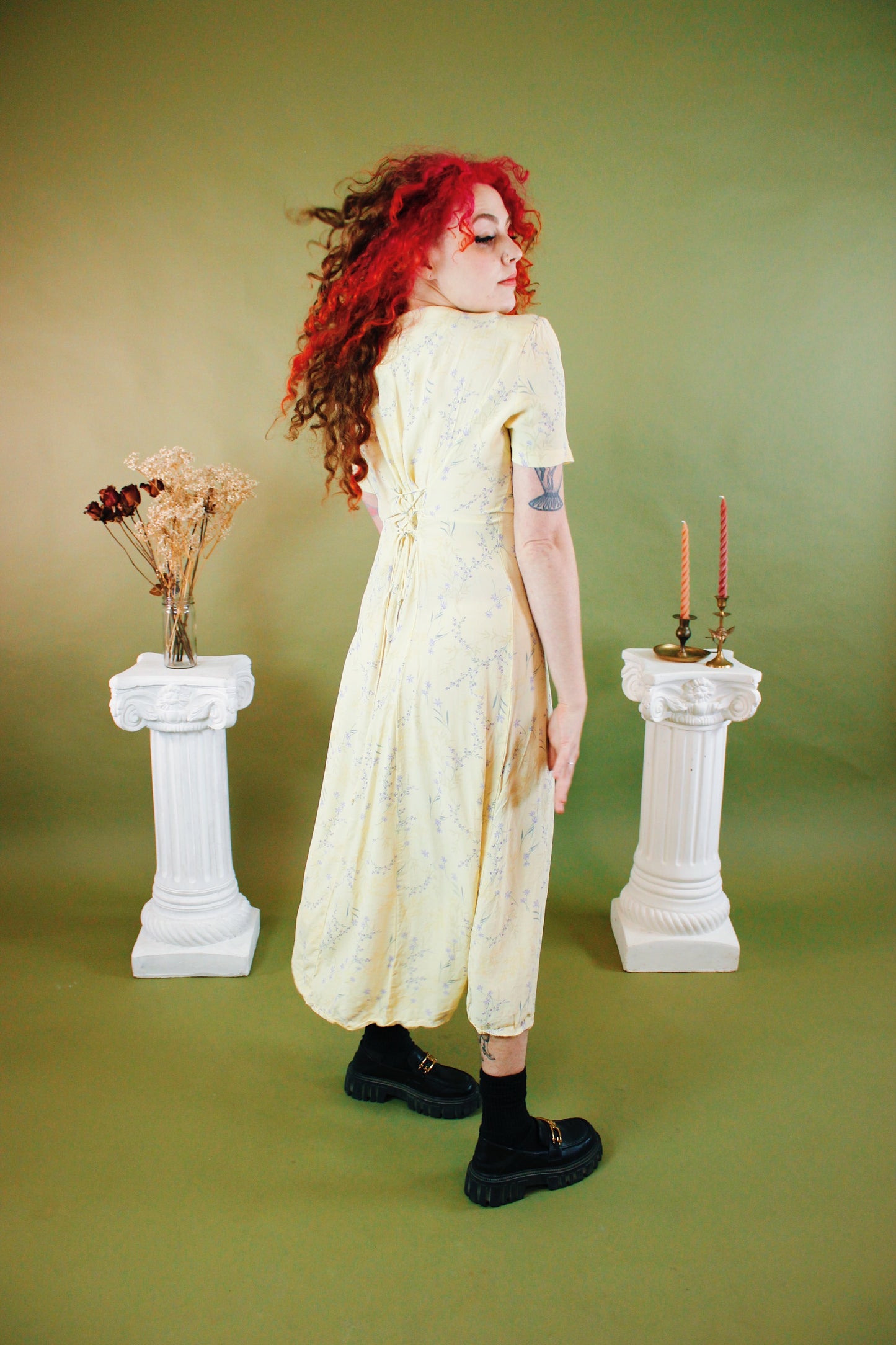 1990s Miss Honey Floral Maxi