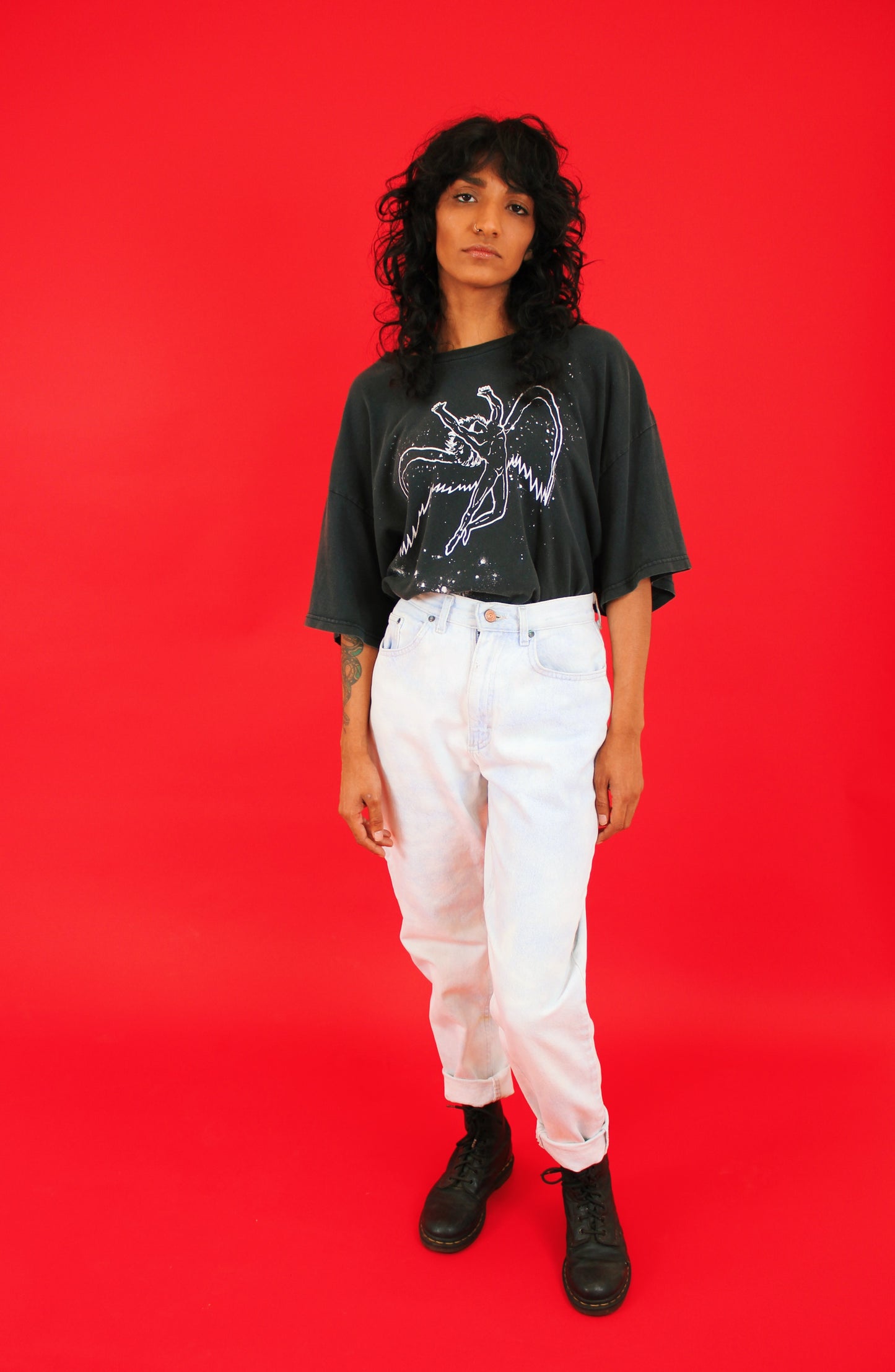 1980s Bleached Lee Jeans