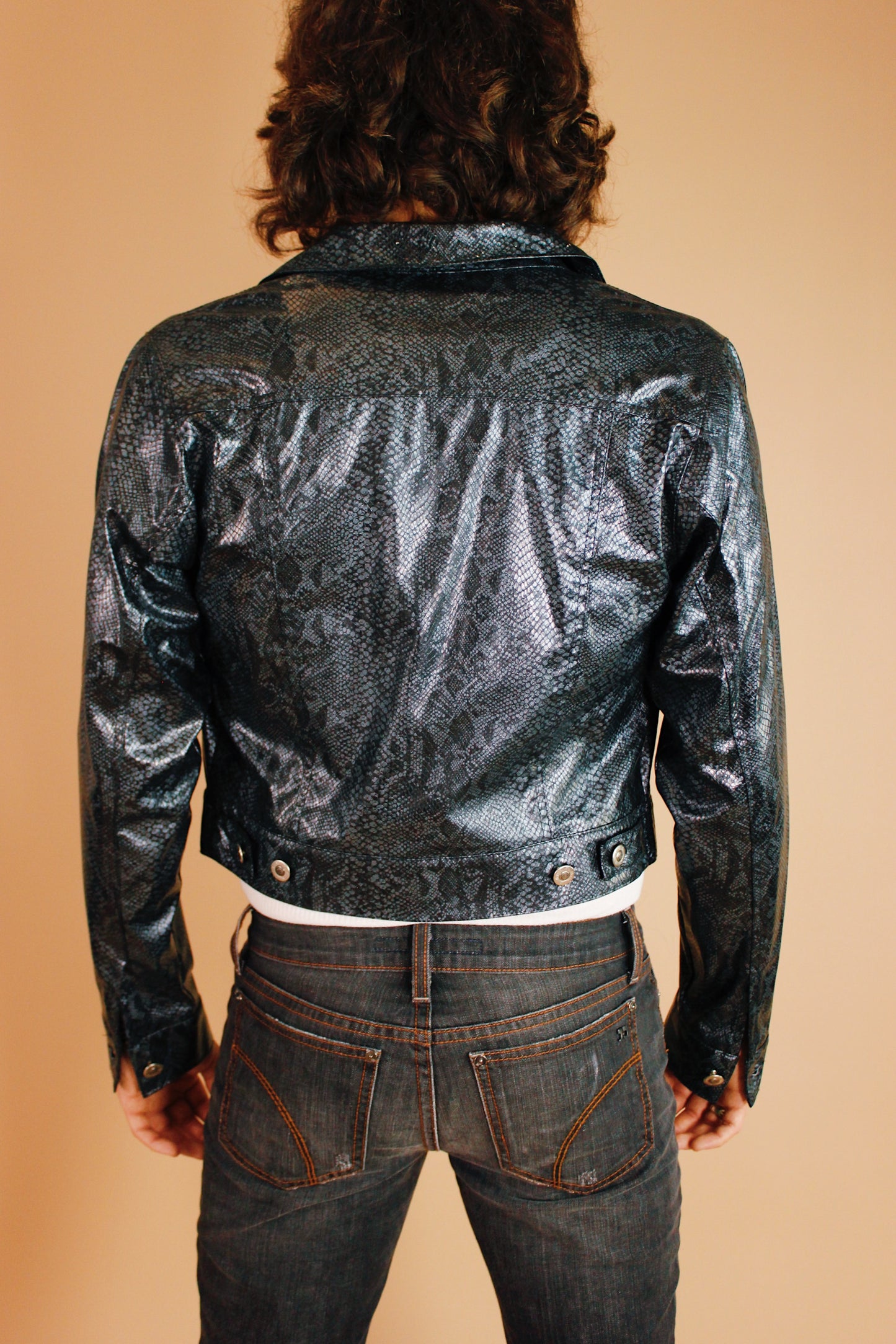 1990s/Y2K Acid Snake Jacket