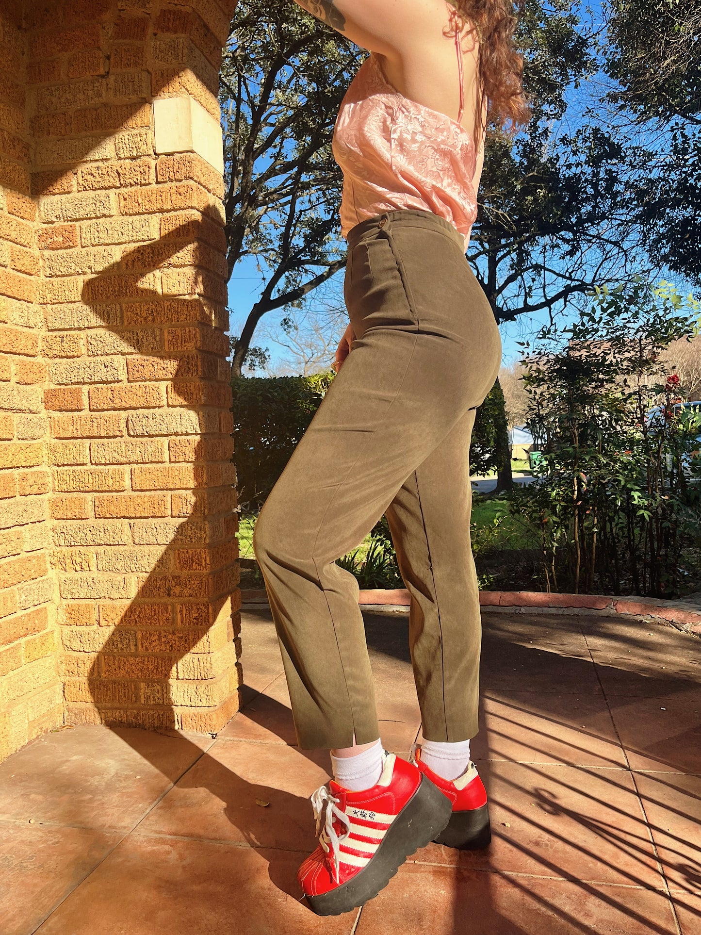 1990s Olive Green Trousers