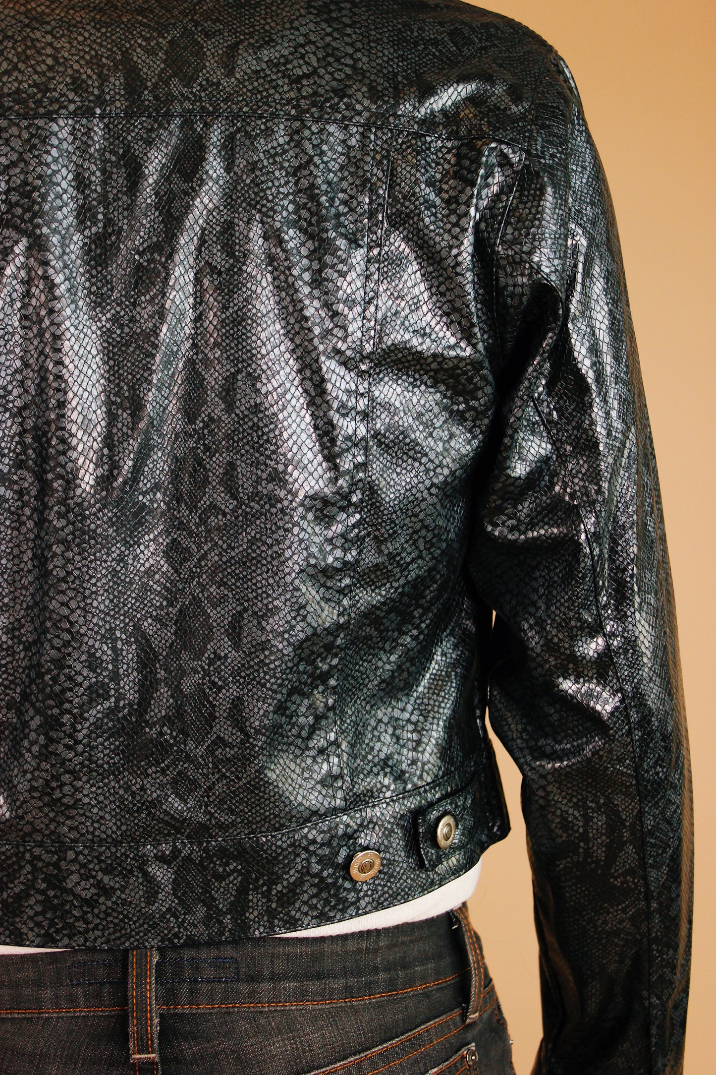 1990s/Y2K Acid Snake Jacket