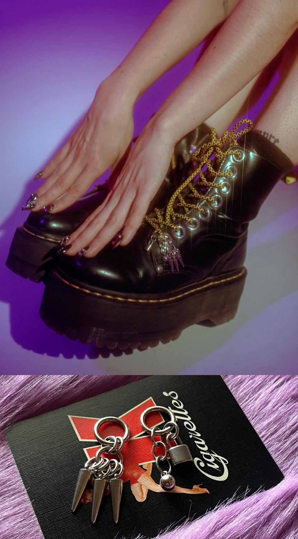 The Jinx Shoe Charm Duo