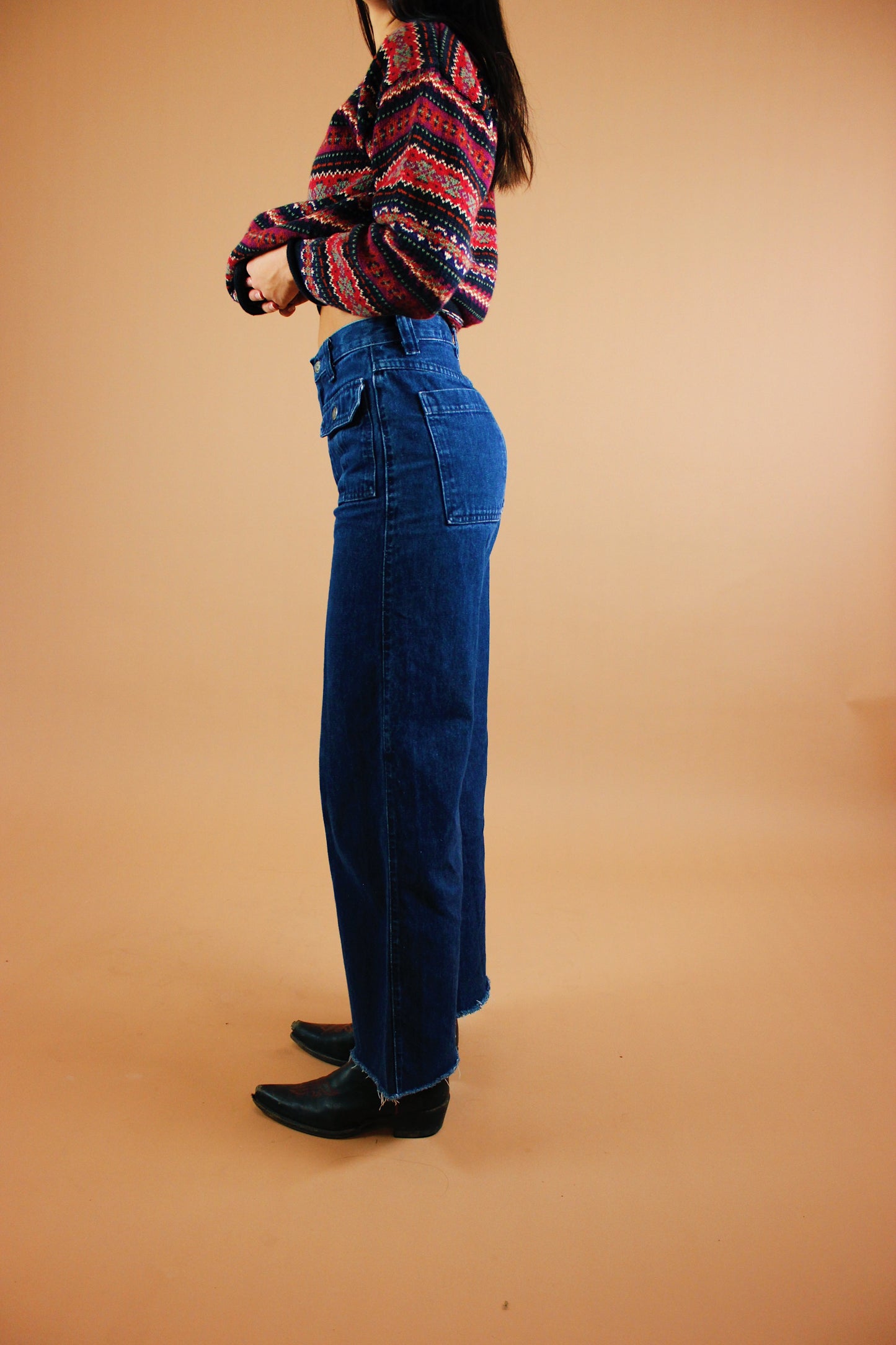 1990s Wide Leg Cargo Jeans