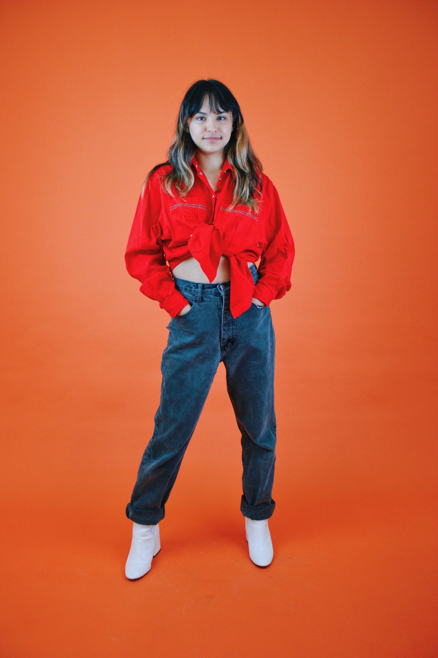 1990s Into the Valley Pearl Snap