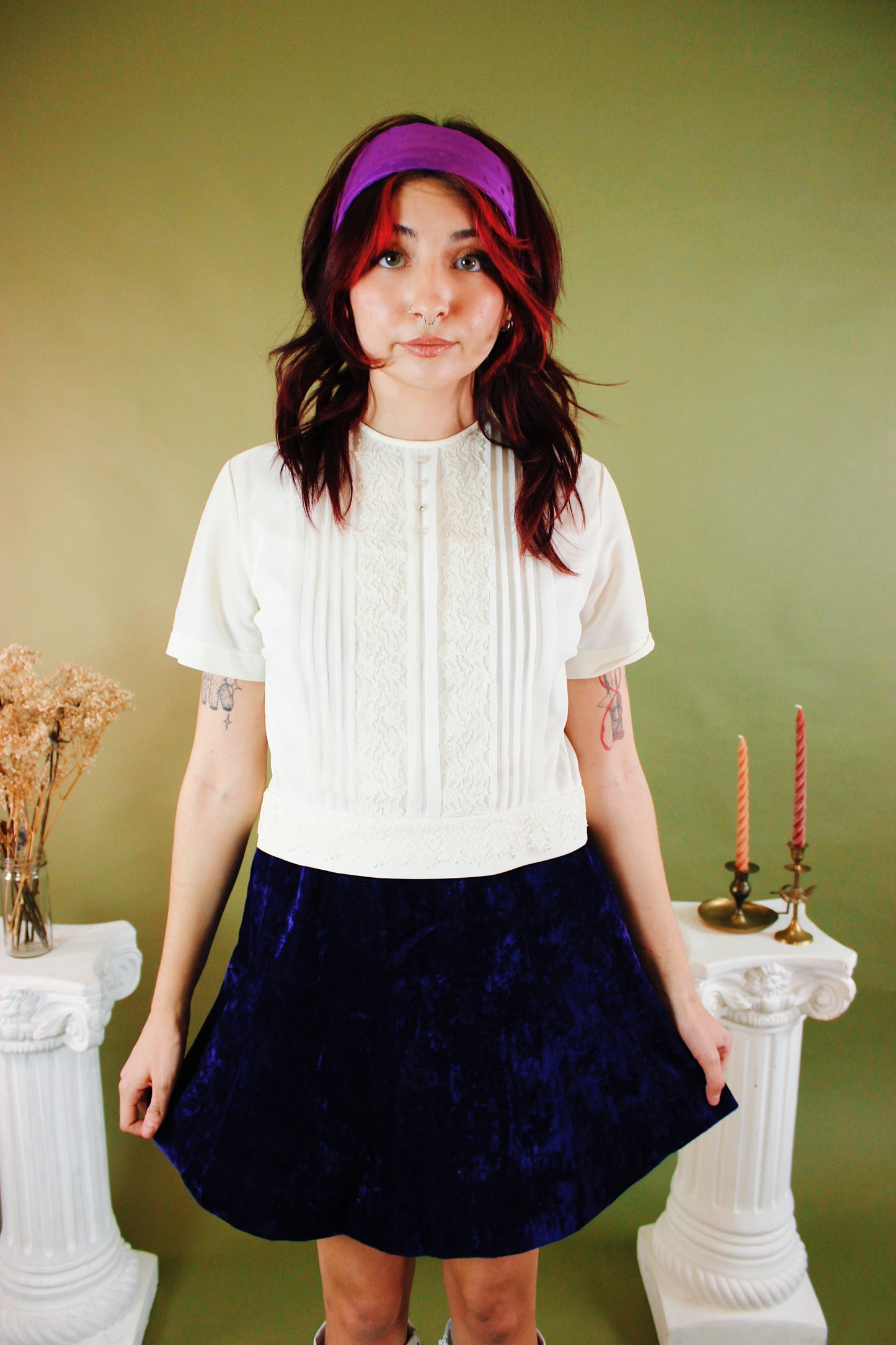 1960s Daphne Crop Top