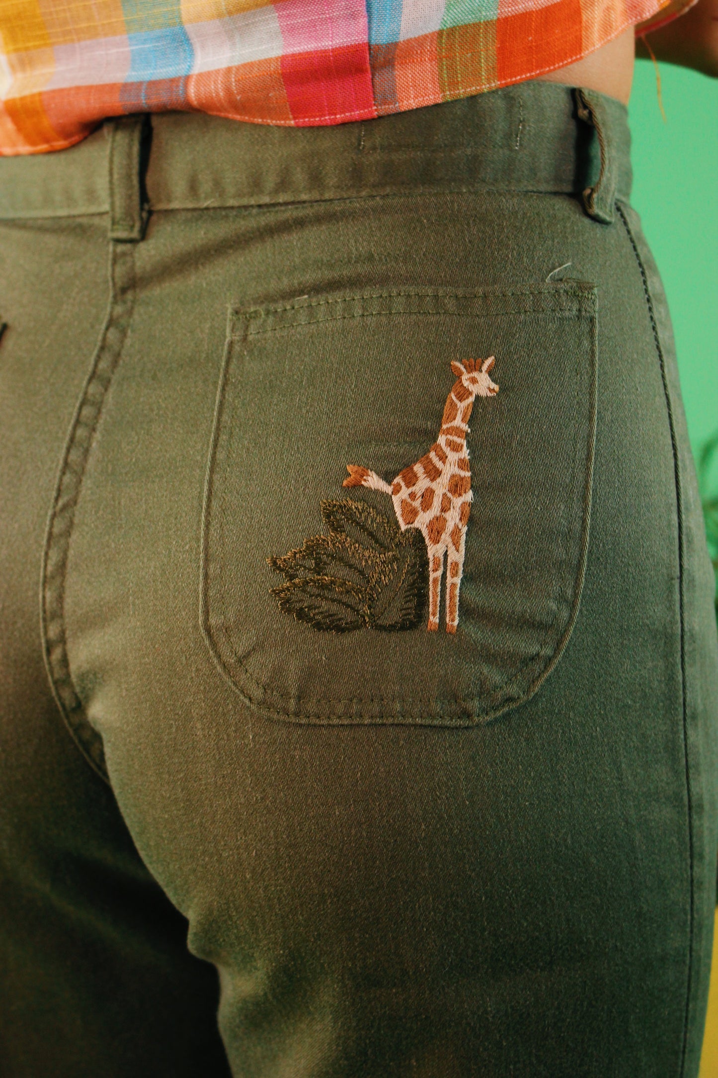 1960s/70s Giraffe Camp Pant