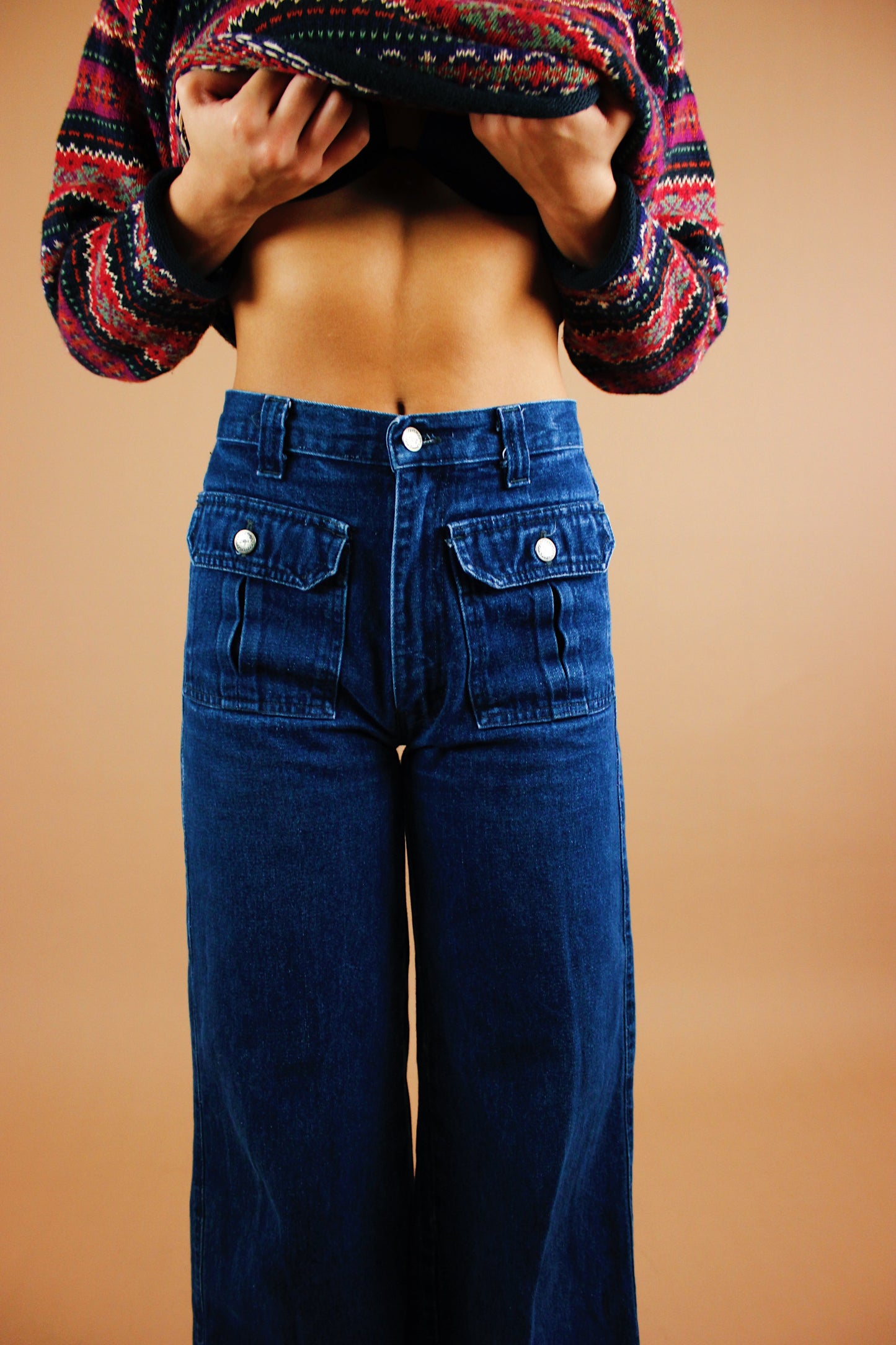1990s Wide Leg Cargo Jeans
