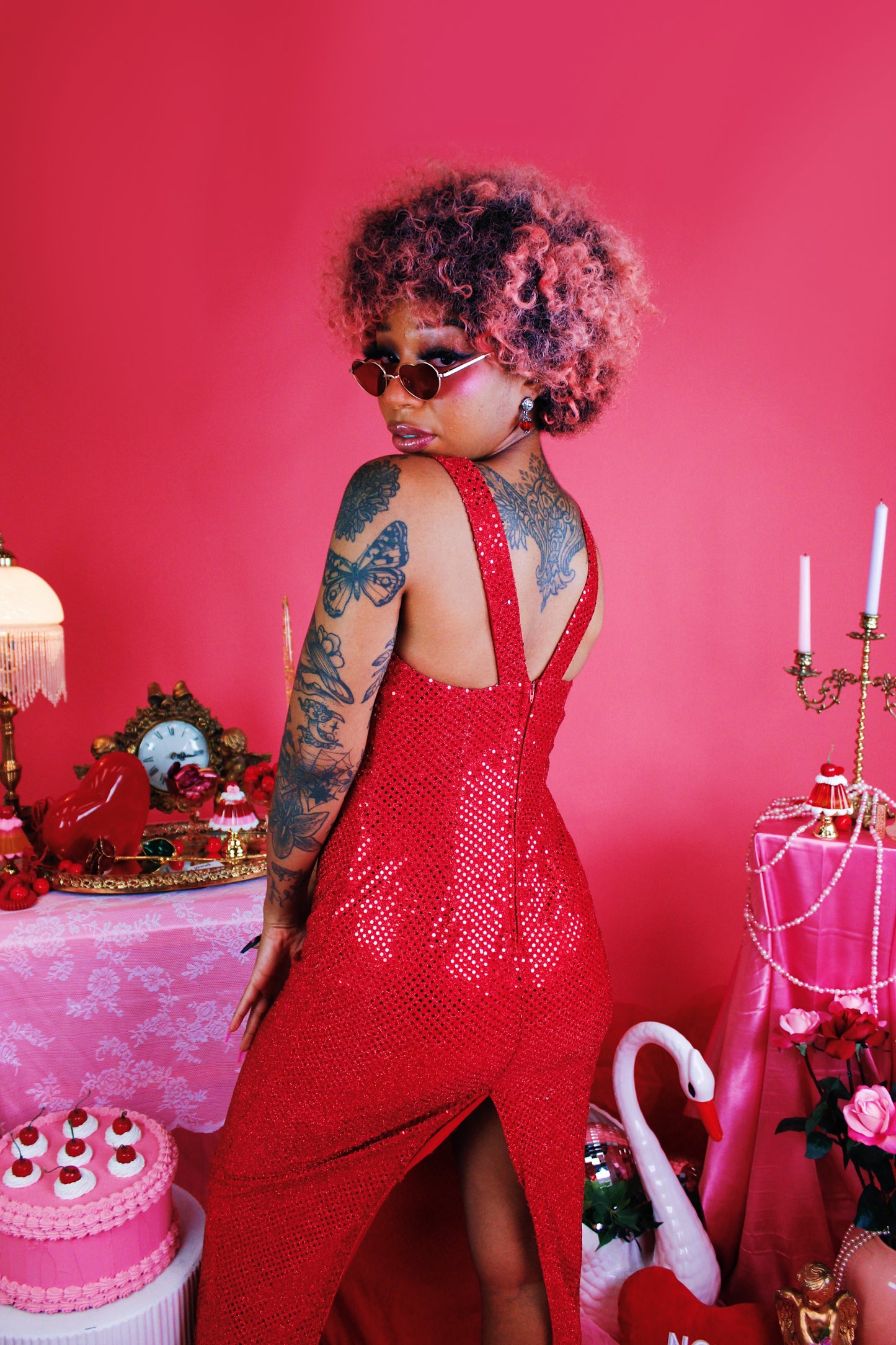 1980s Disco Hunnie Maxi Dress