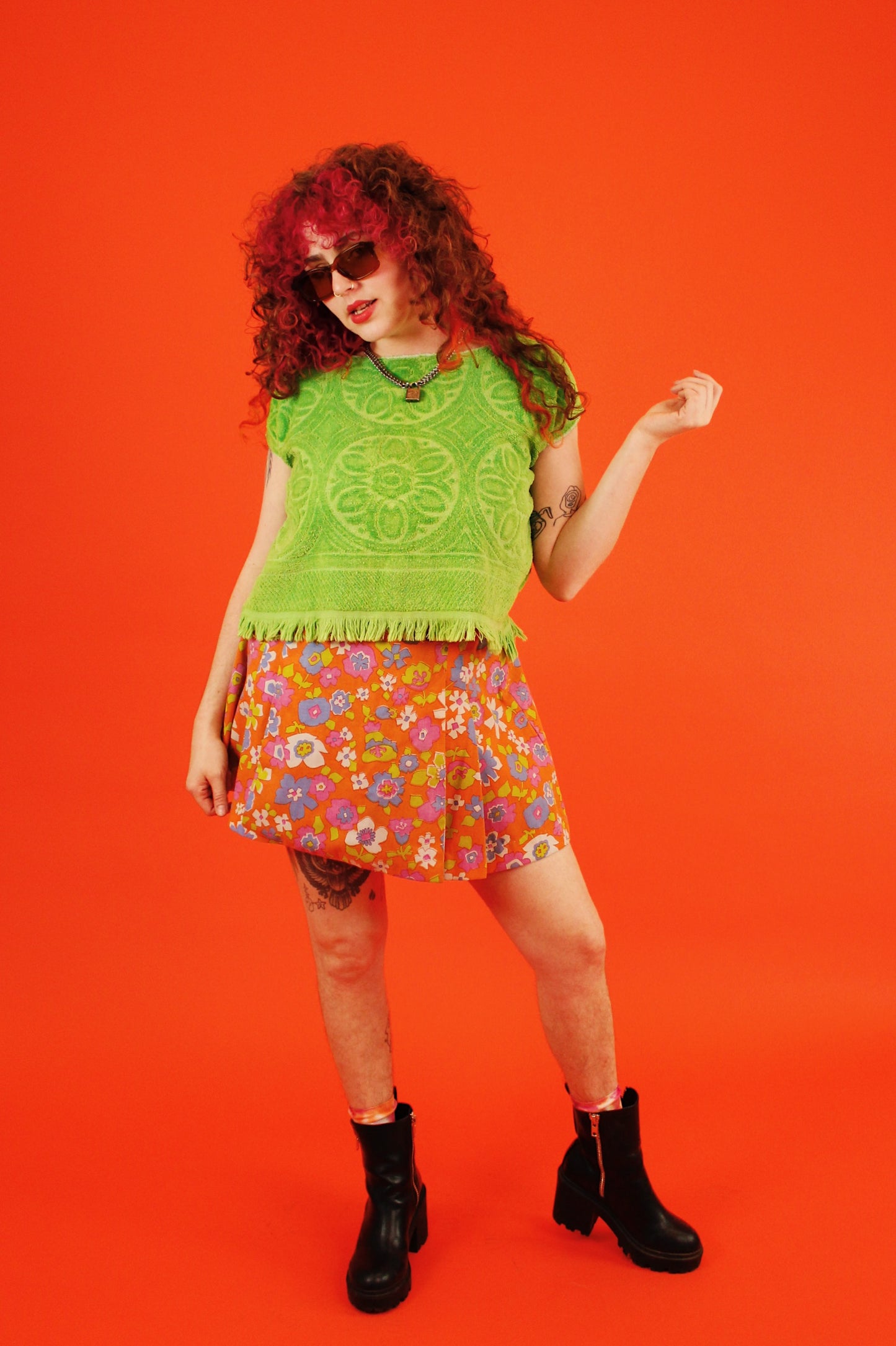 1960s/70s Tropicalia Skort