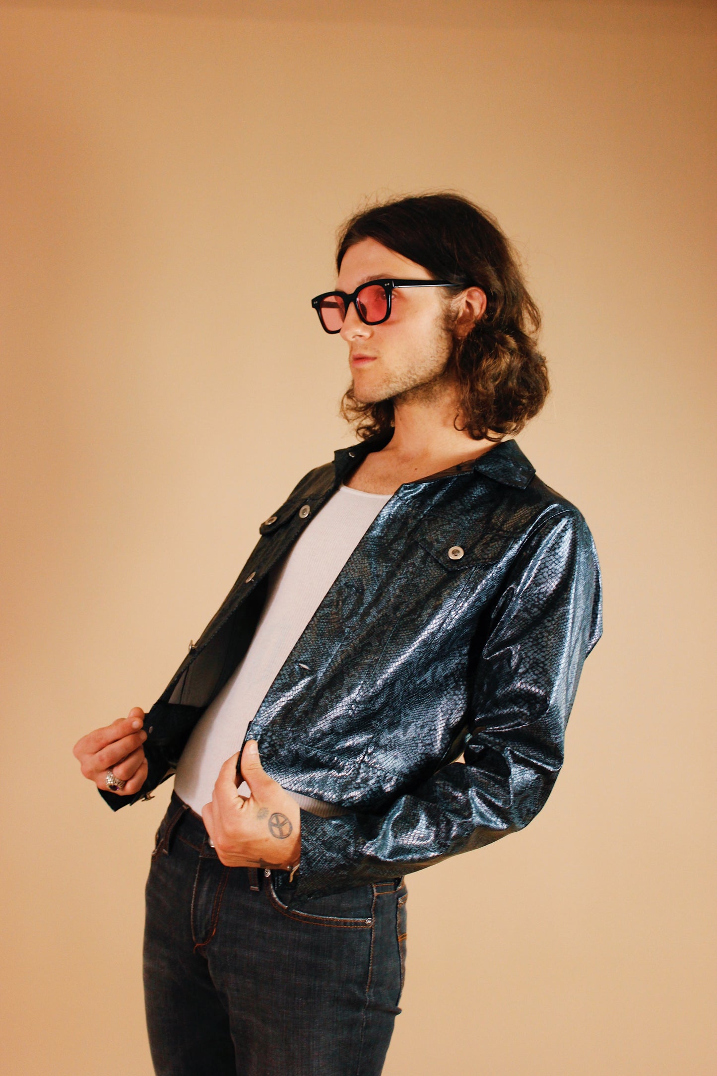 1990s/Y2K Acid Snake Jacket