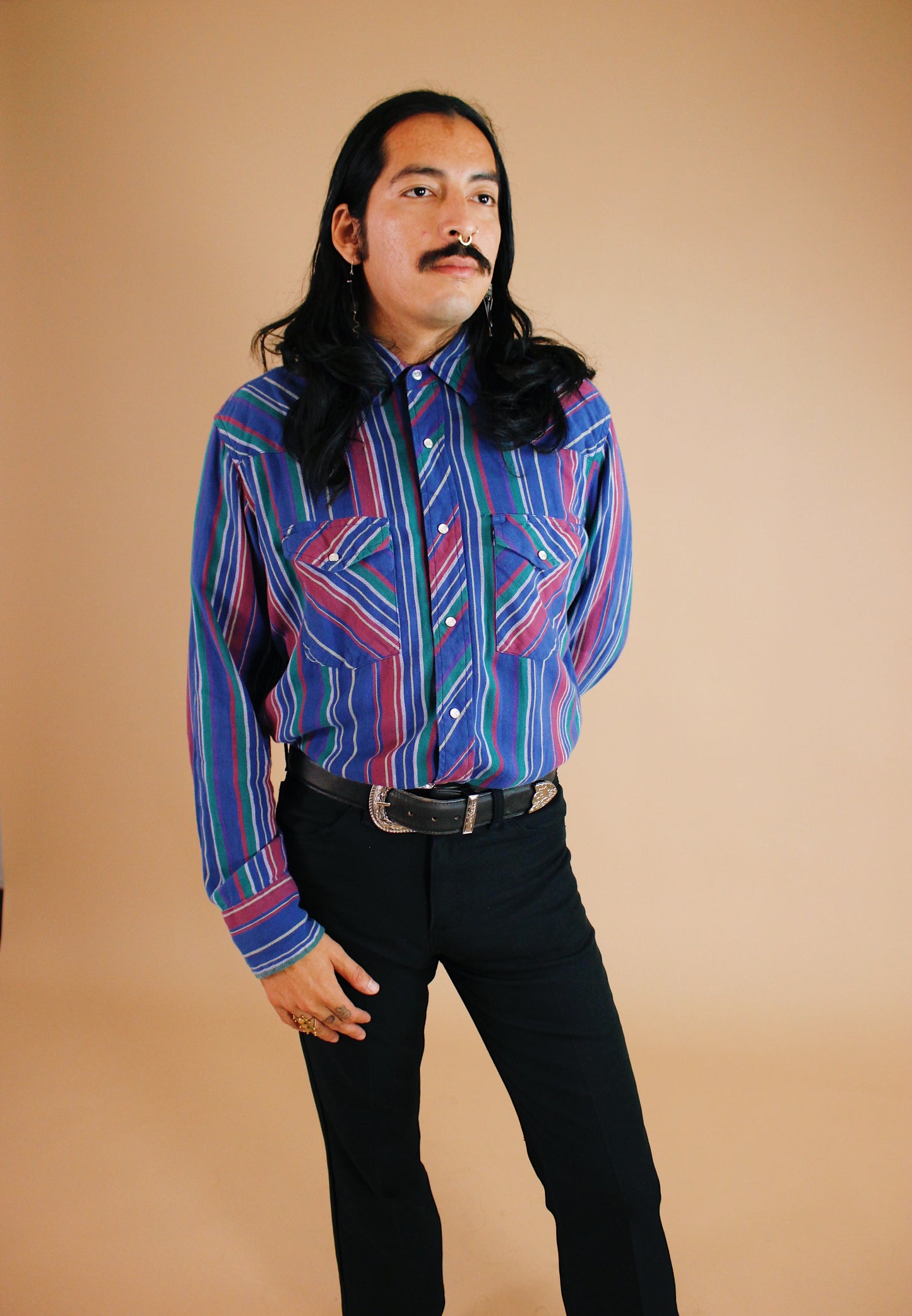 1990s Soft Wrangler Pearl Snap