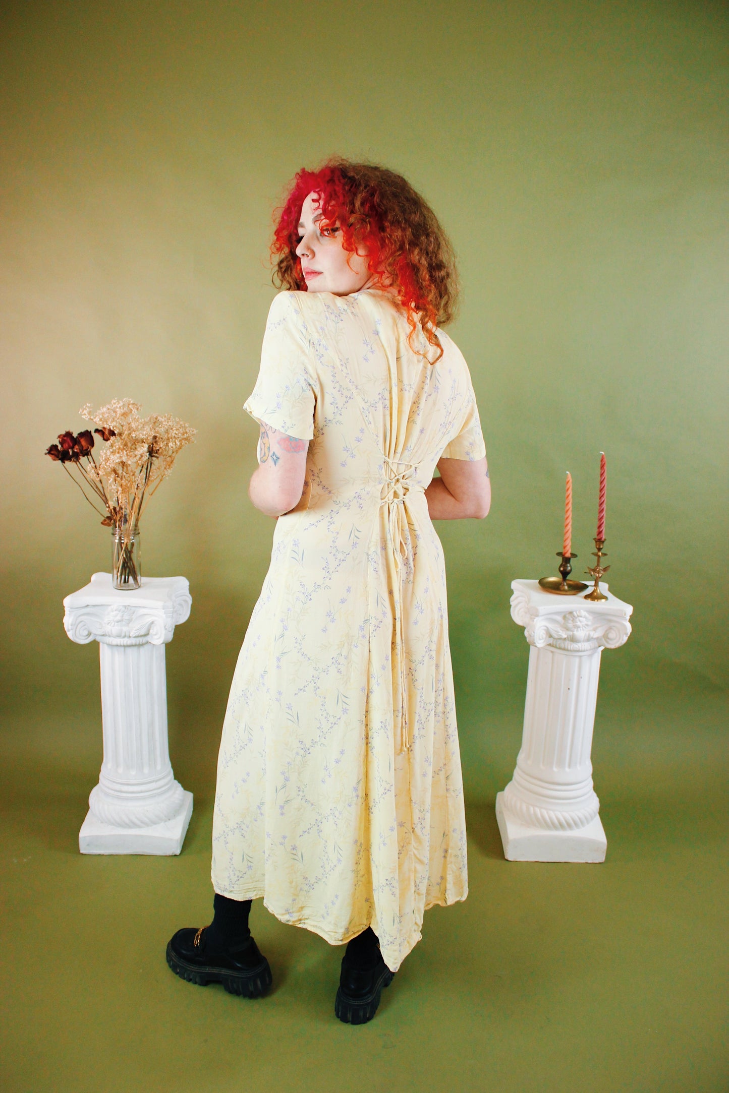 1990s Miss Honey Floral Maxi