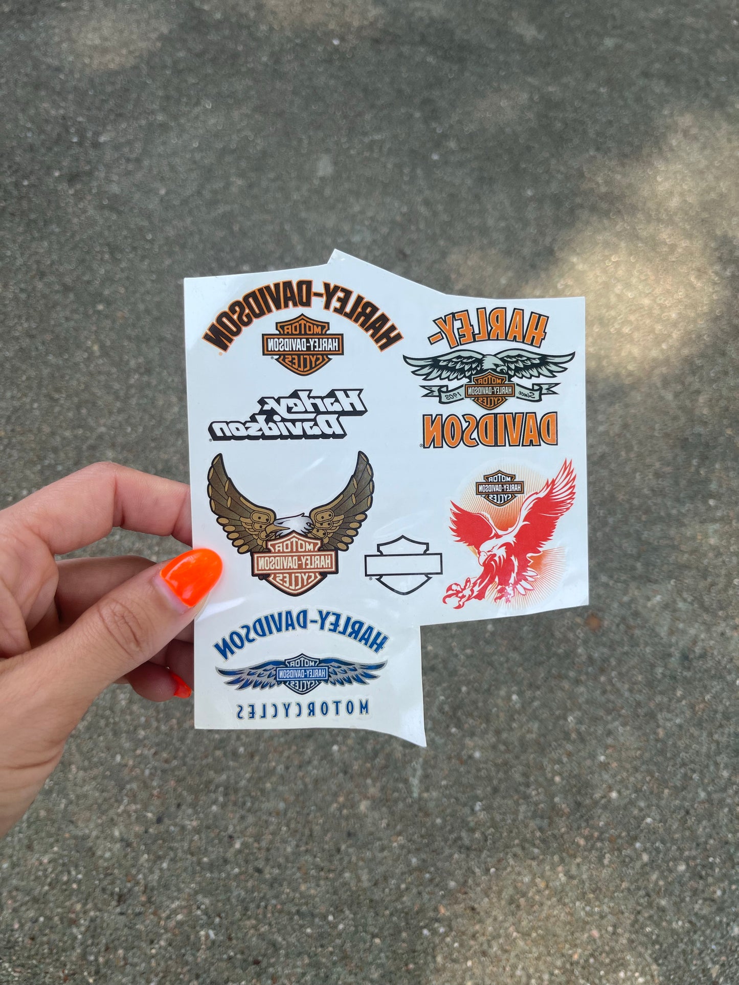 1990s Harley Temporary Tattoos