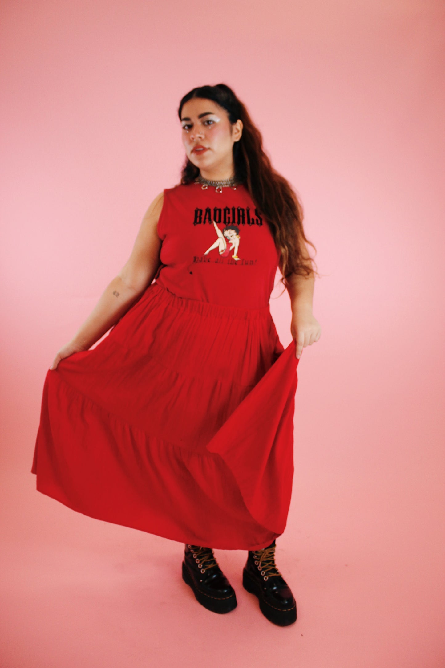 1990s Very Cherry Skirt