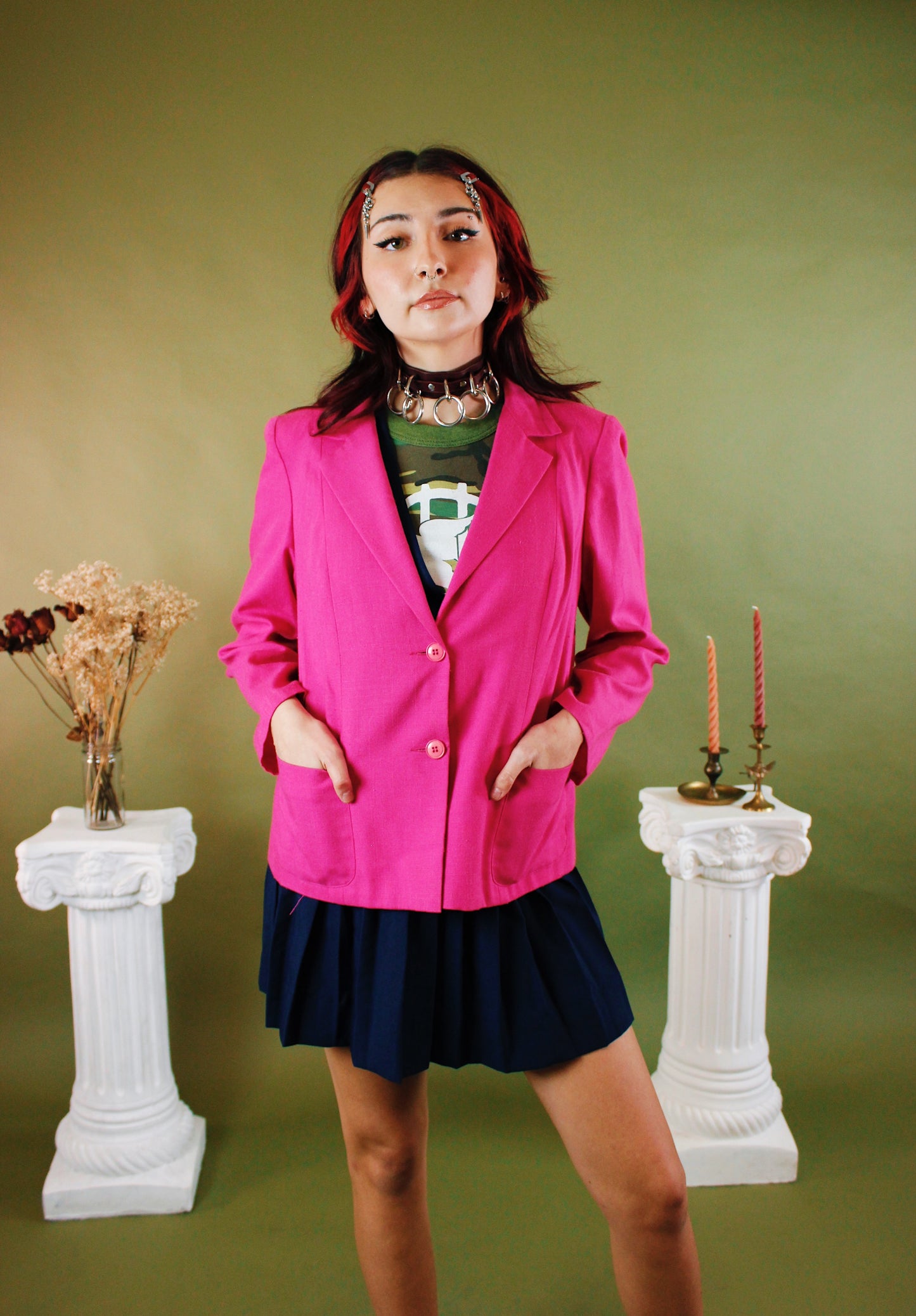 1980s Heathers Hot Pink Blazer