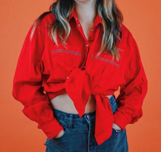 1990s Into the Valley Pearl Snap