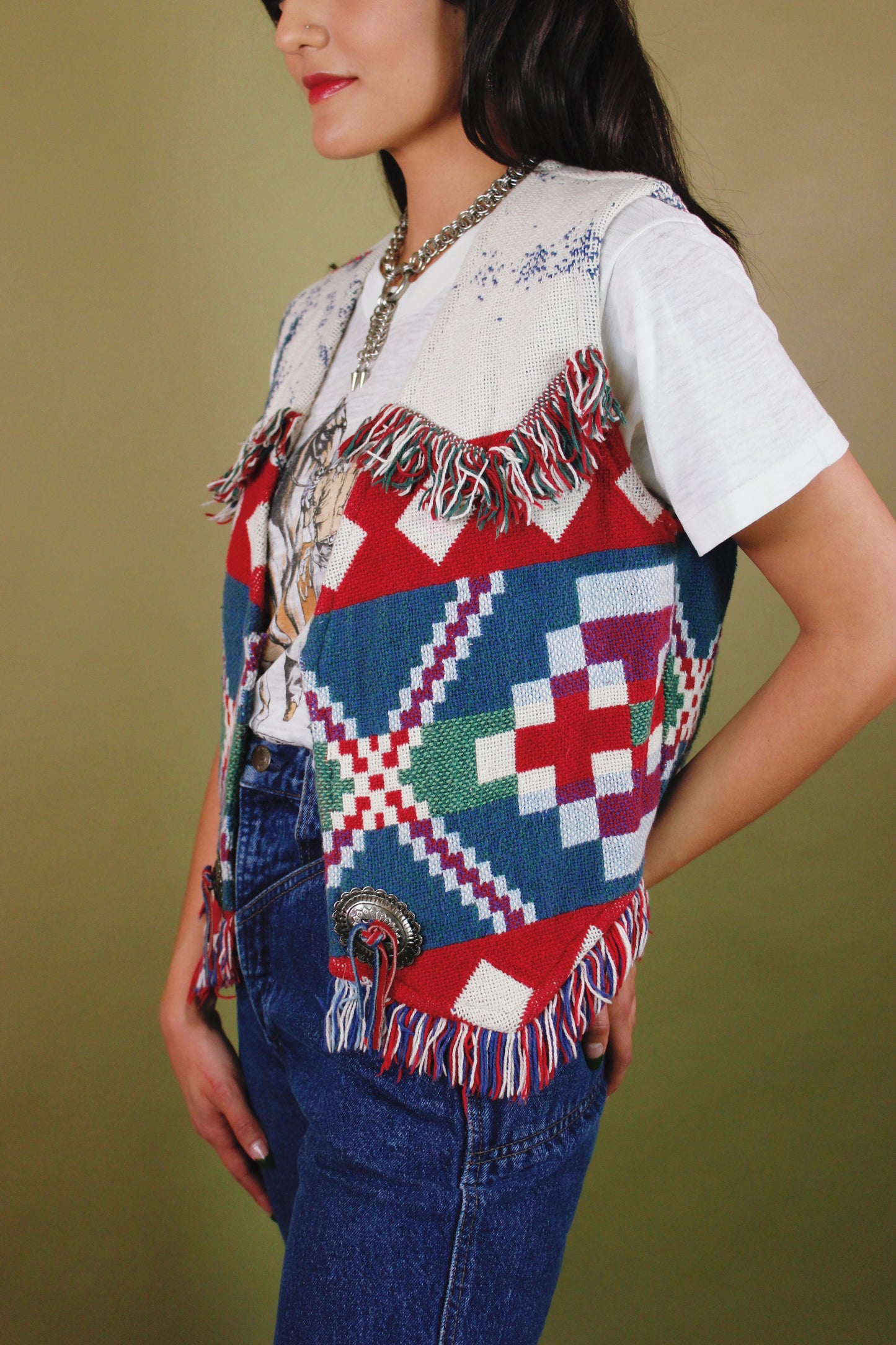 1990s Gran’s Tapestry Vest