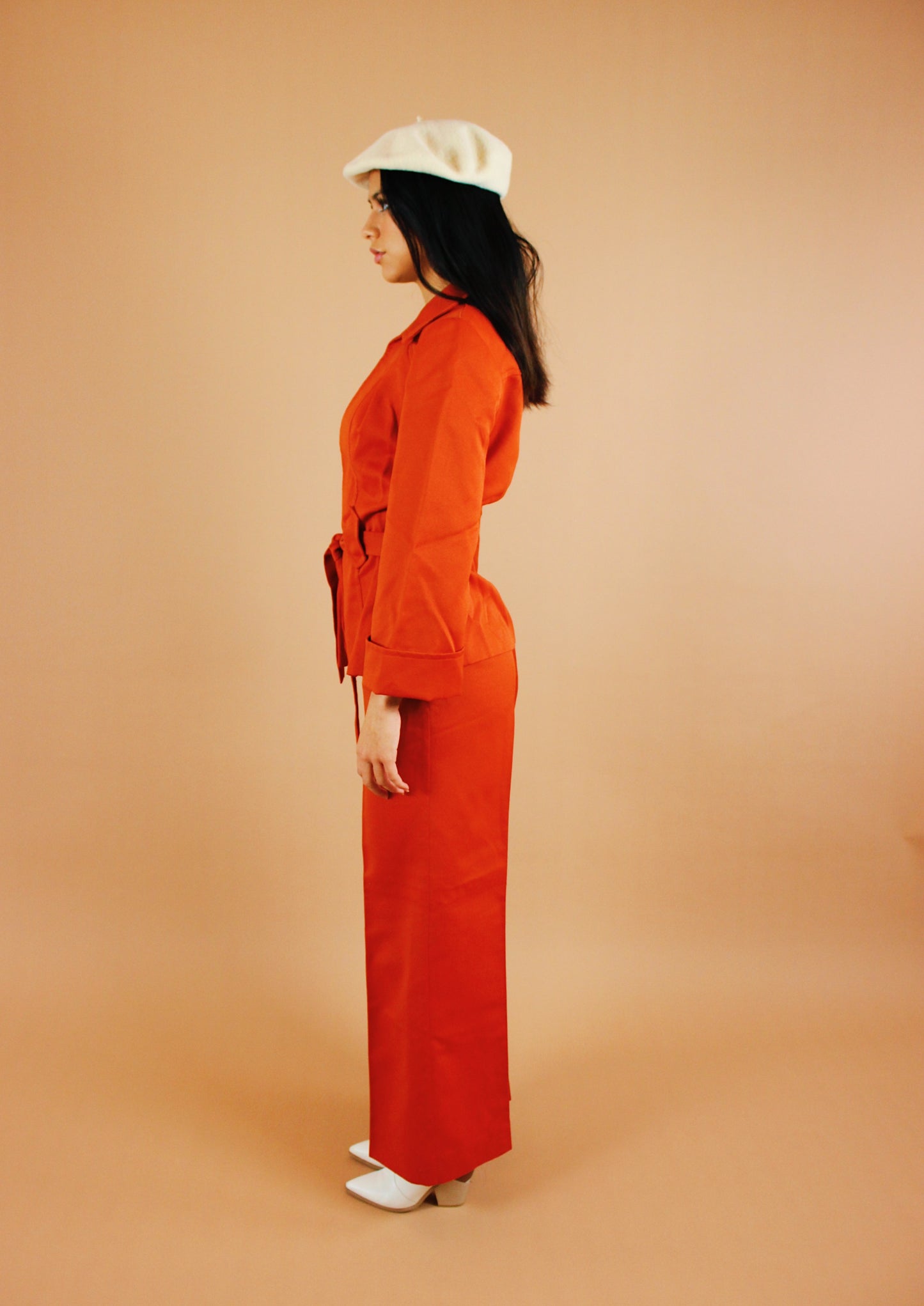 1970s Pumpkin Pie Western Suit