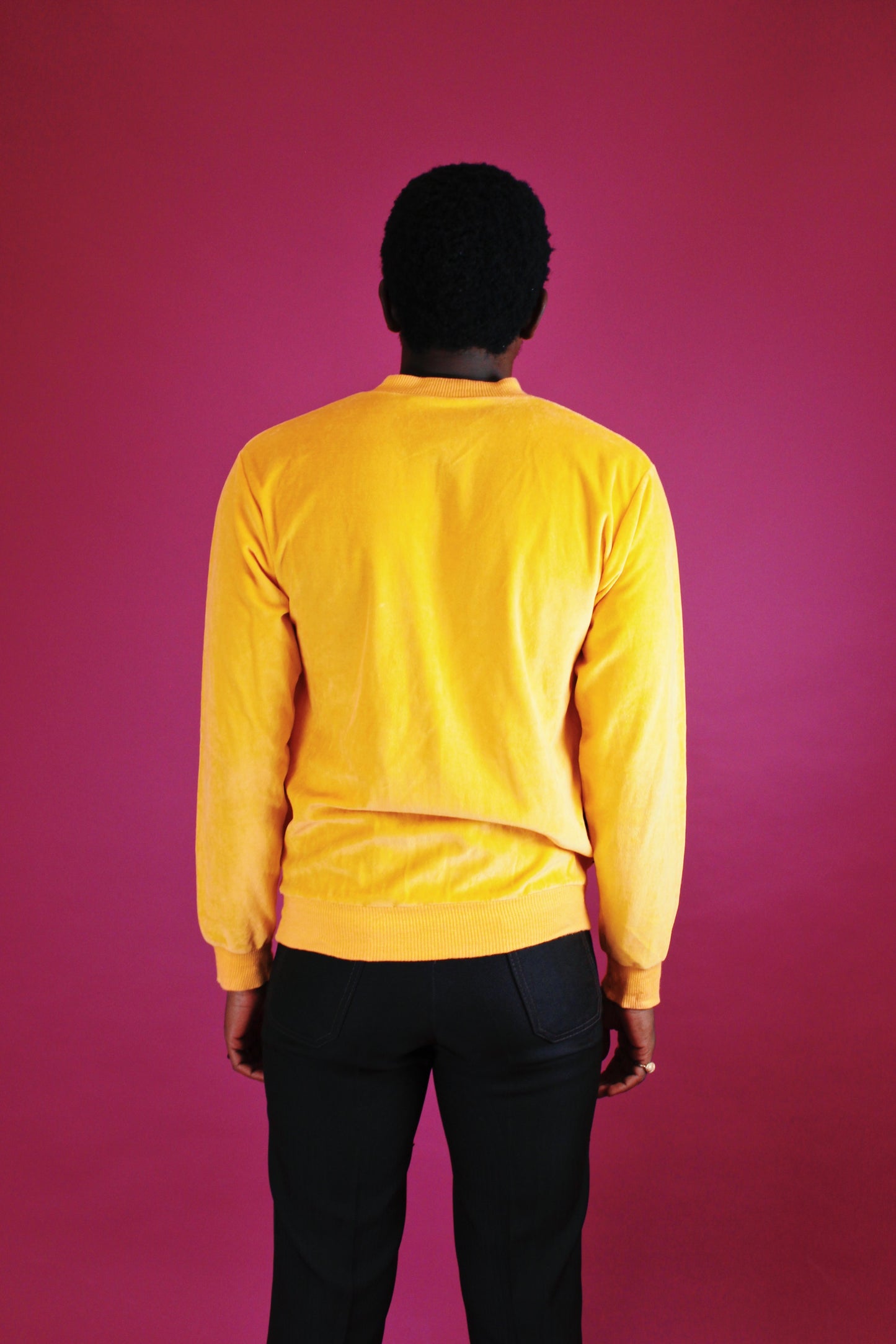 1970s Velour China Pullover