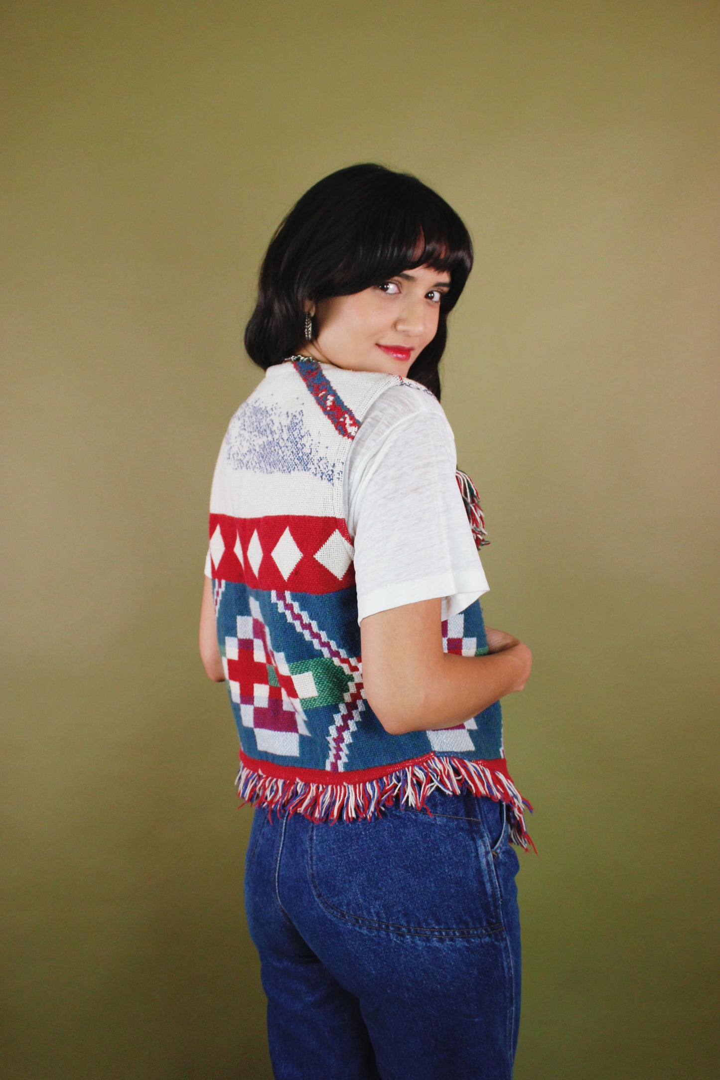 1990s Gran’s Tapestry Vest
