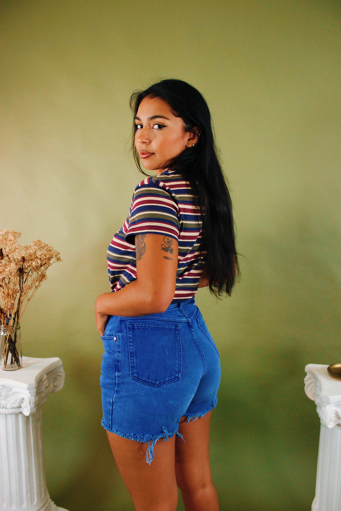 1990s Mathilda Striped Tee