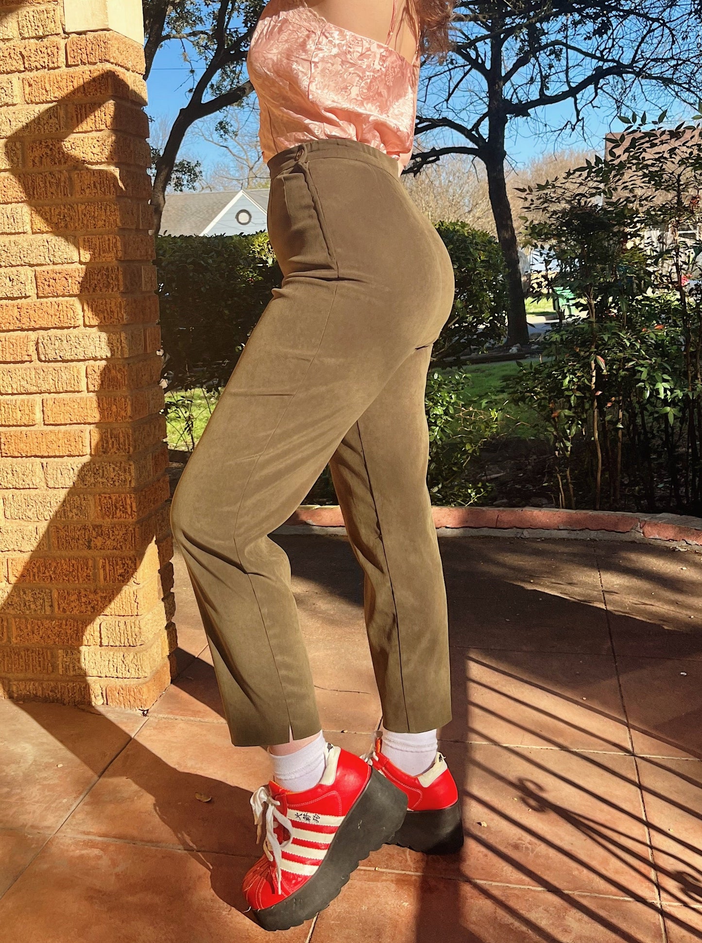 1990s Olive Green Trousers