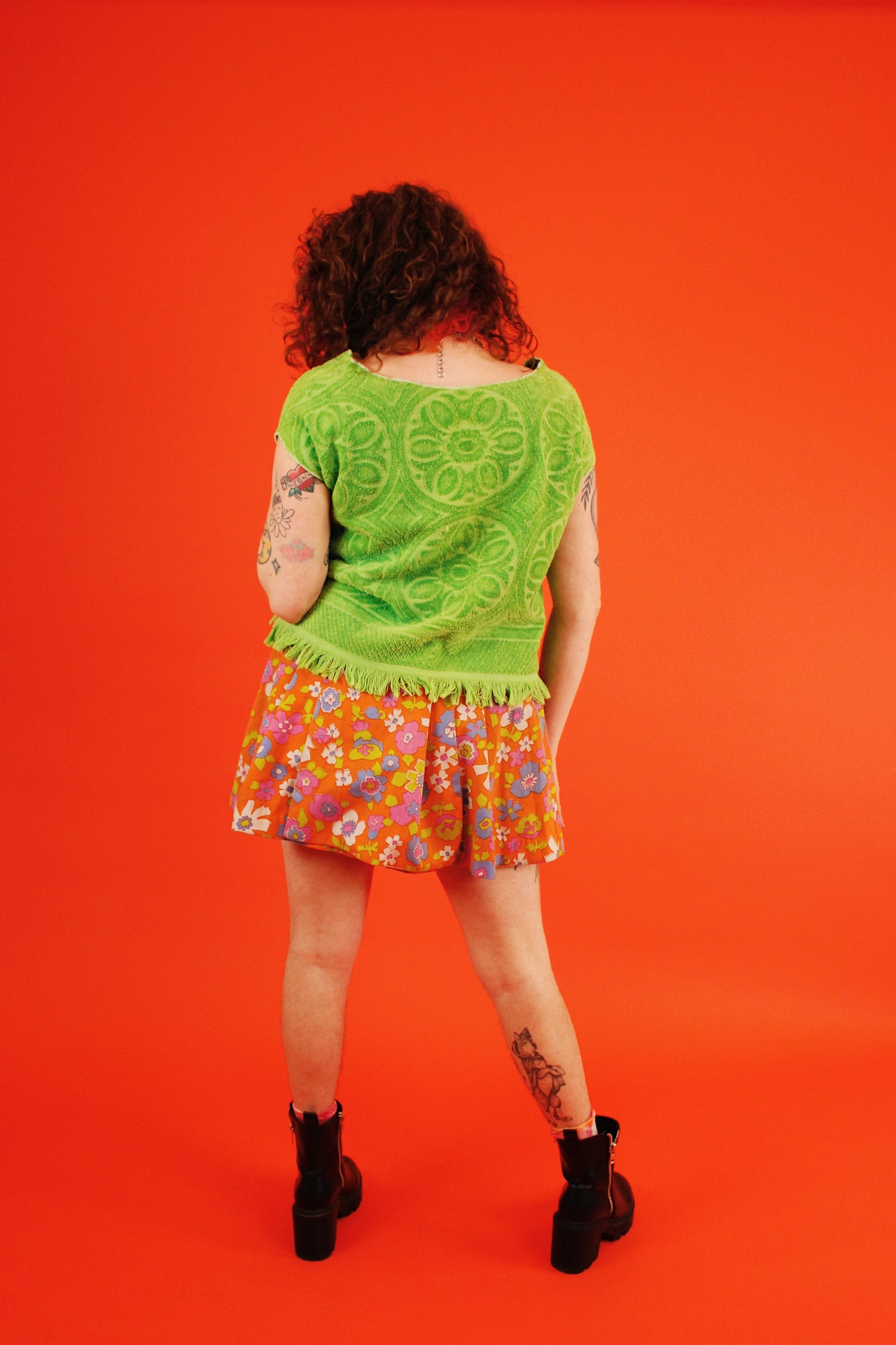 1960s/70s Tropicalia Skort