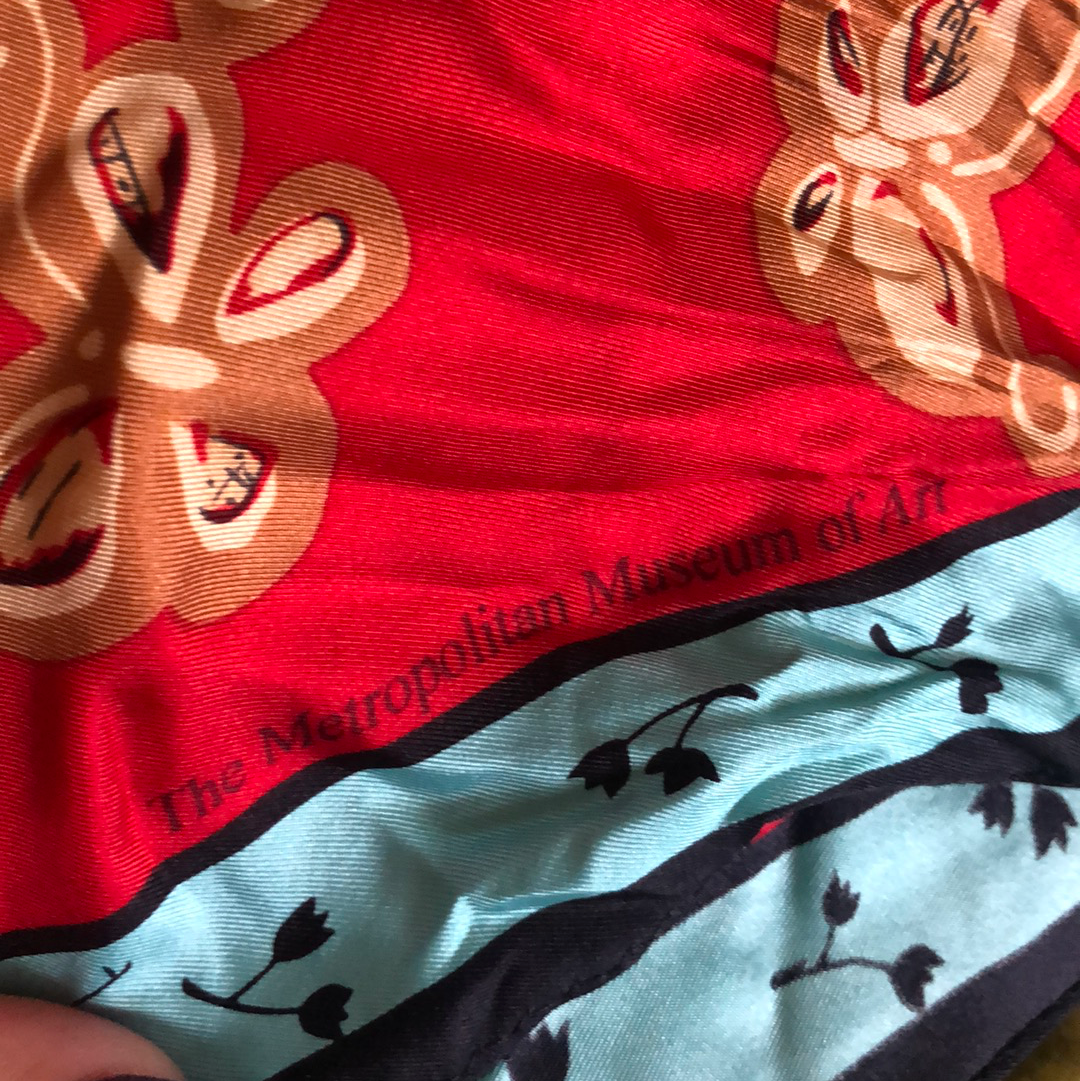 1990s Kitty & Butterfly Toko Scarf
