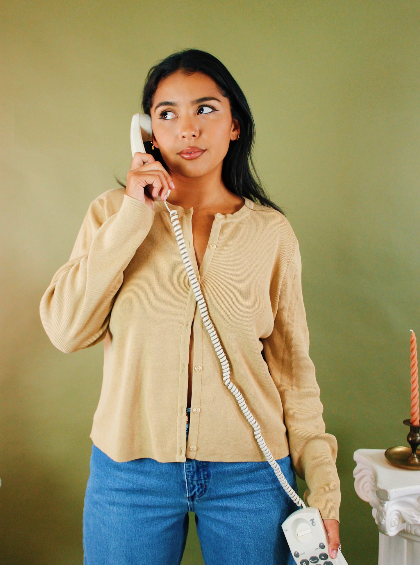 1990s Neutral Cardigan