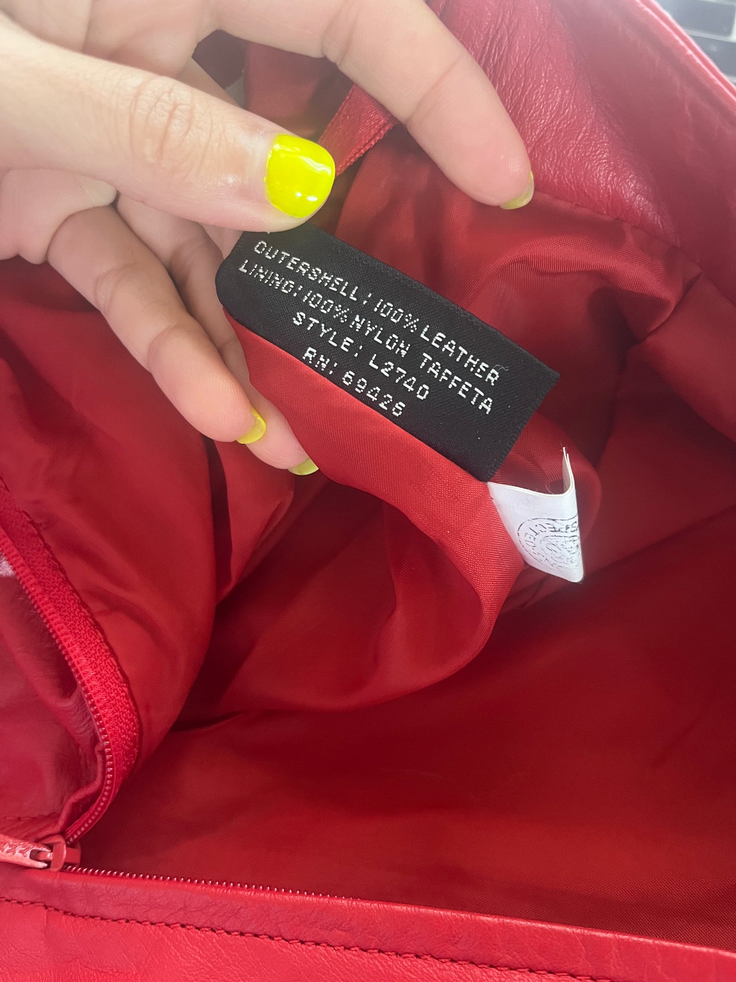 1980s Mamí Leather Mini Skirt