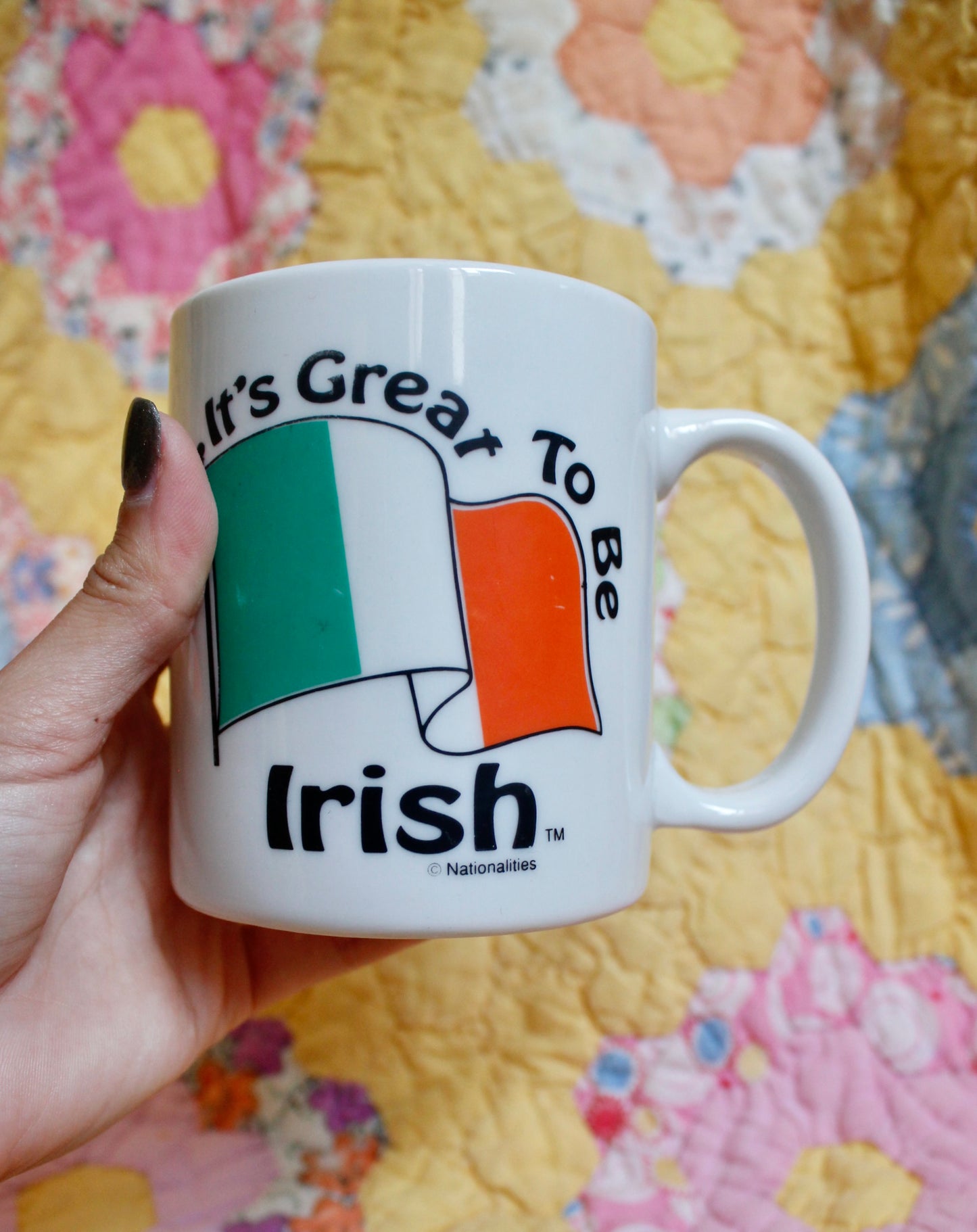 1980s Kitschy Irish Mug