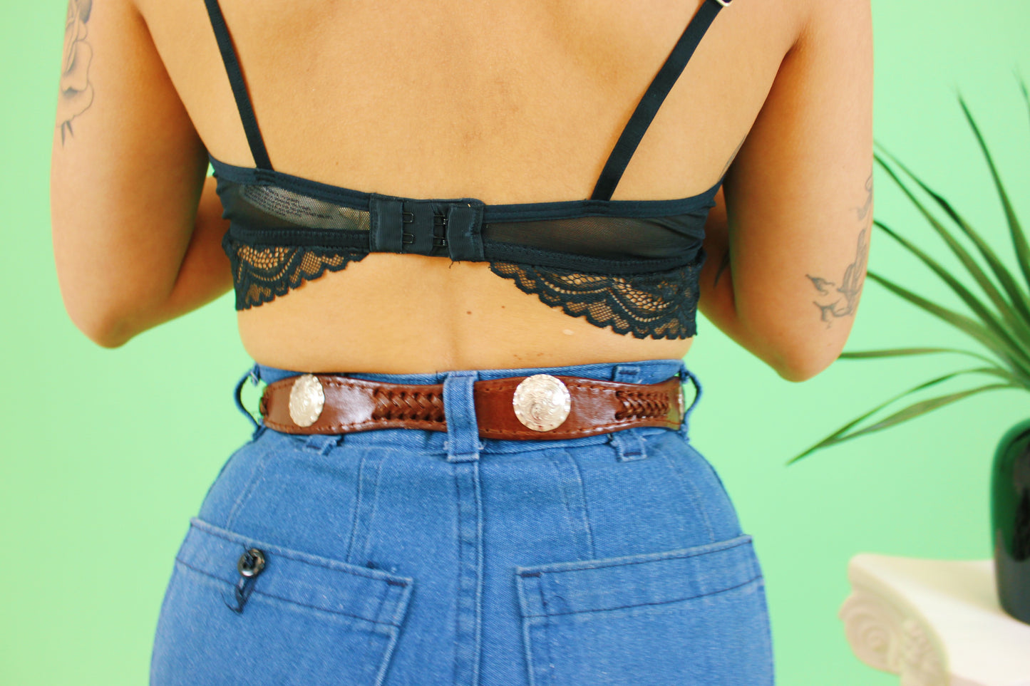 1990s Brown Concho Belt