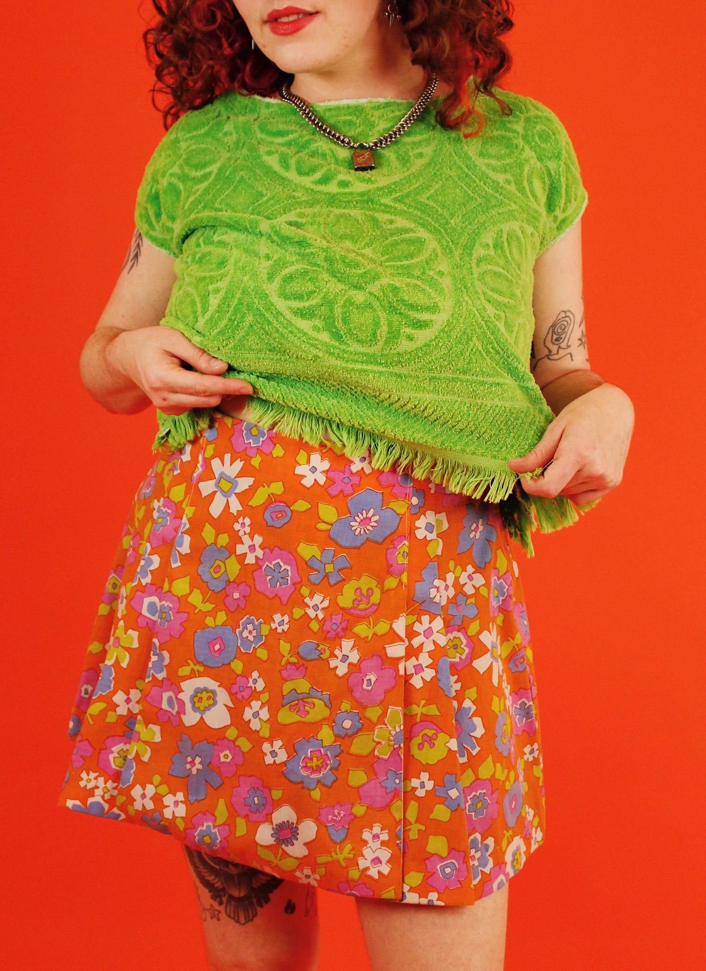 1960s/70s Tropicalia Skort