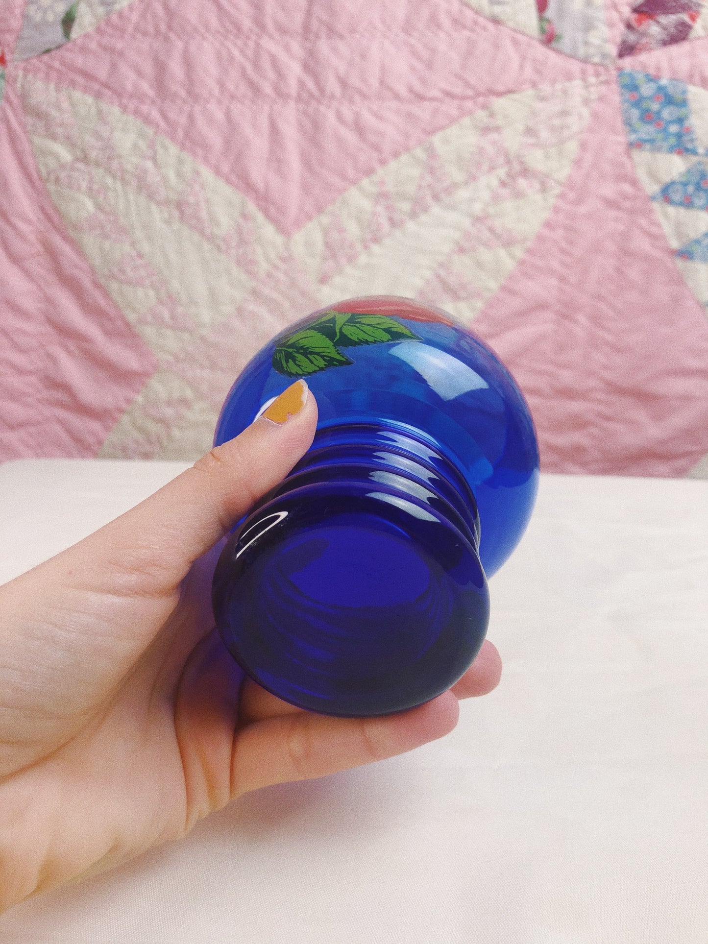 MCM Blue Days Rose Glass