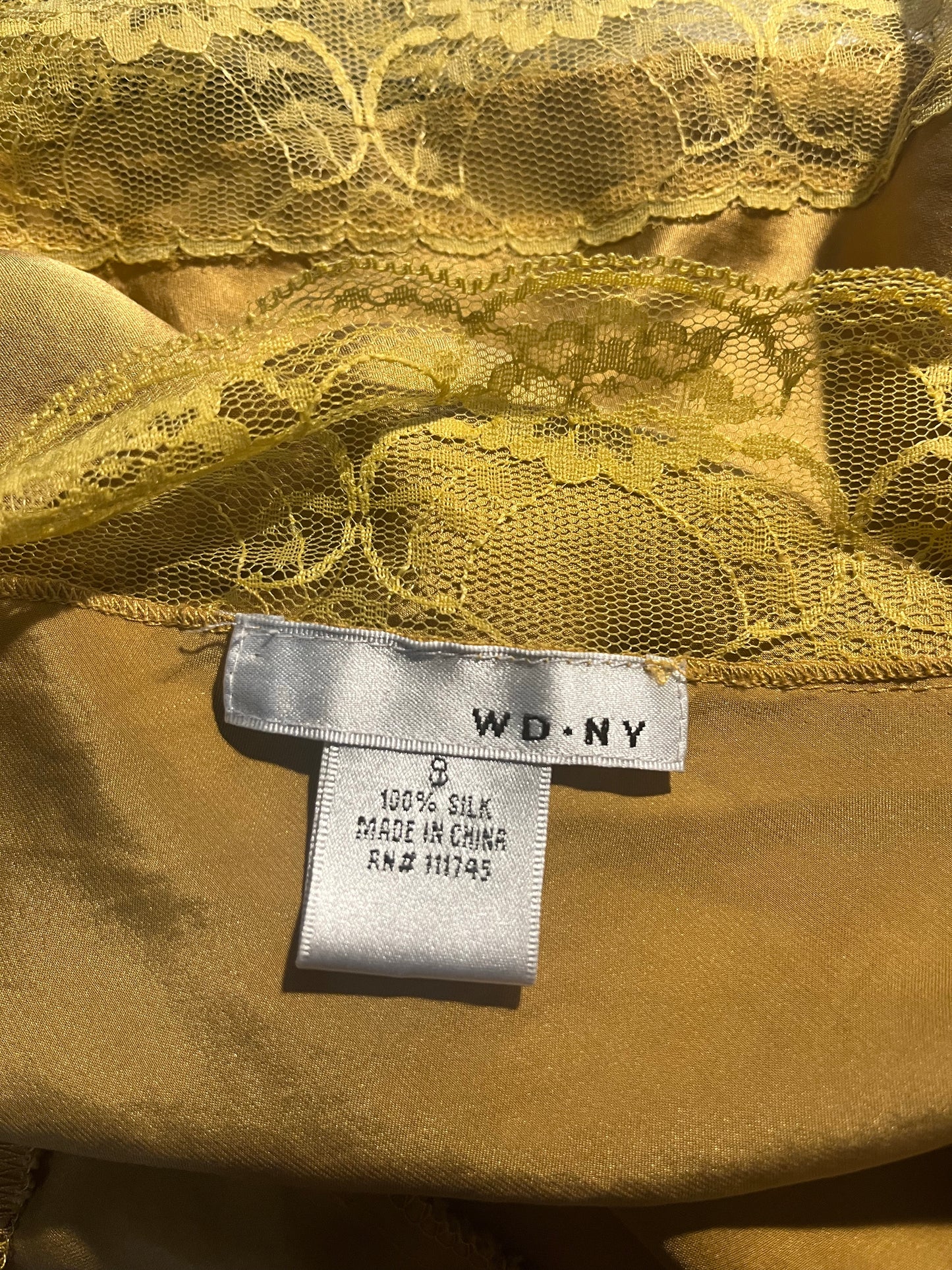 Y2K Gold Silk Tank