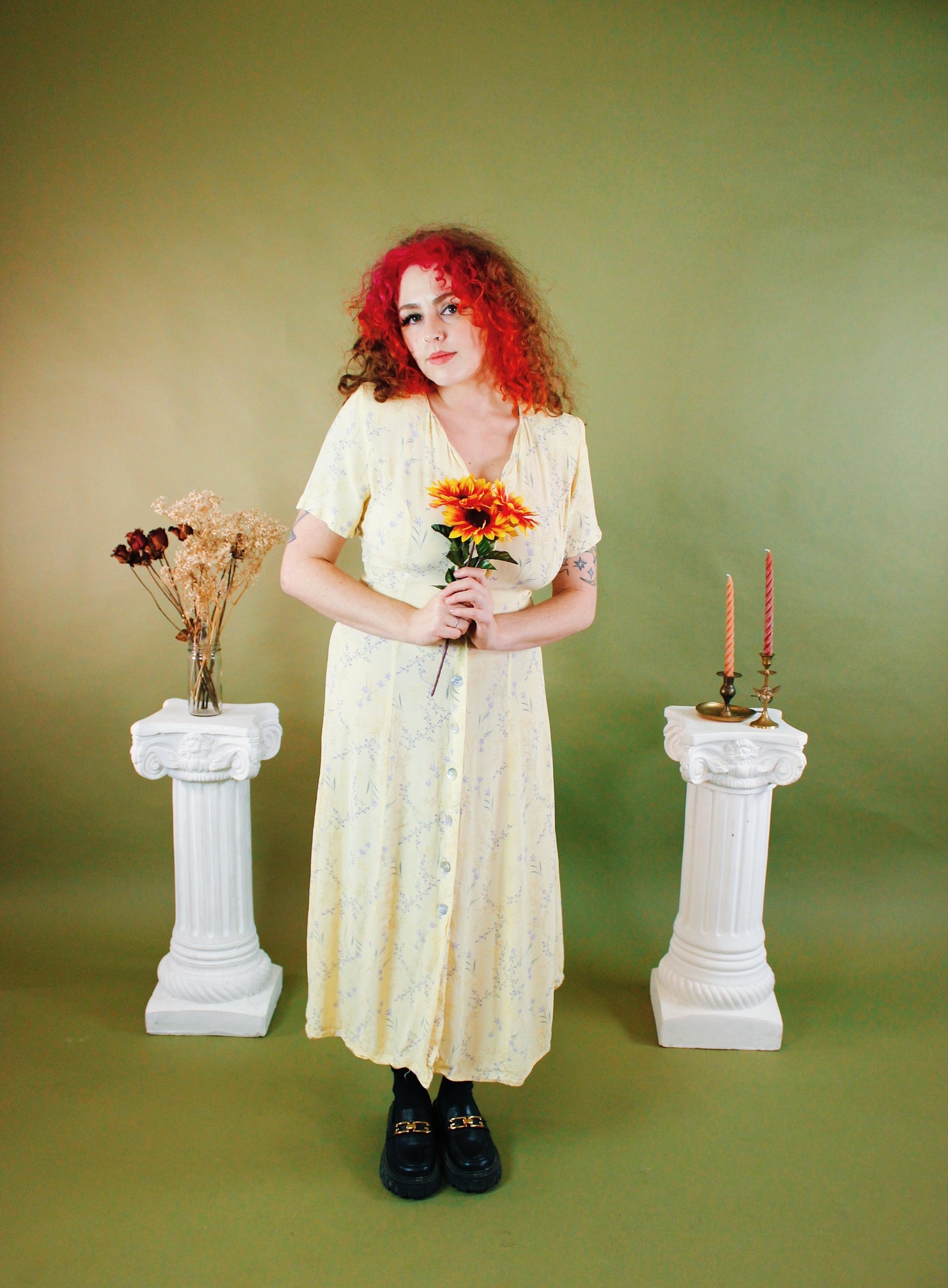 1990s Miss Honey Floral Maxi