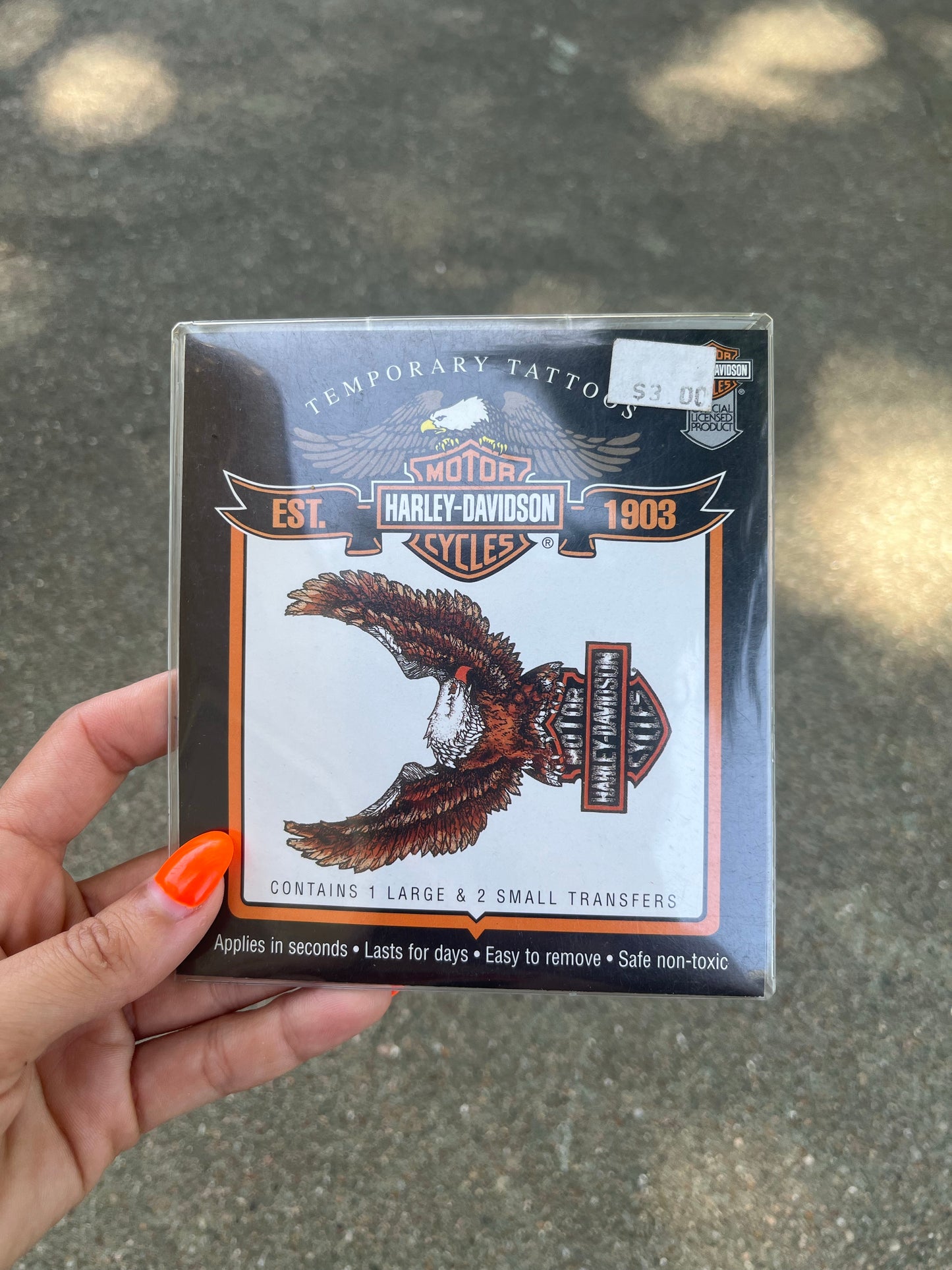 1990s Harley Temporary Tattoos