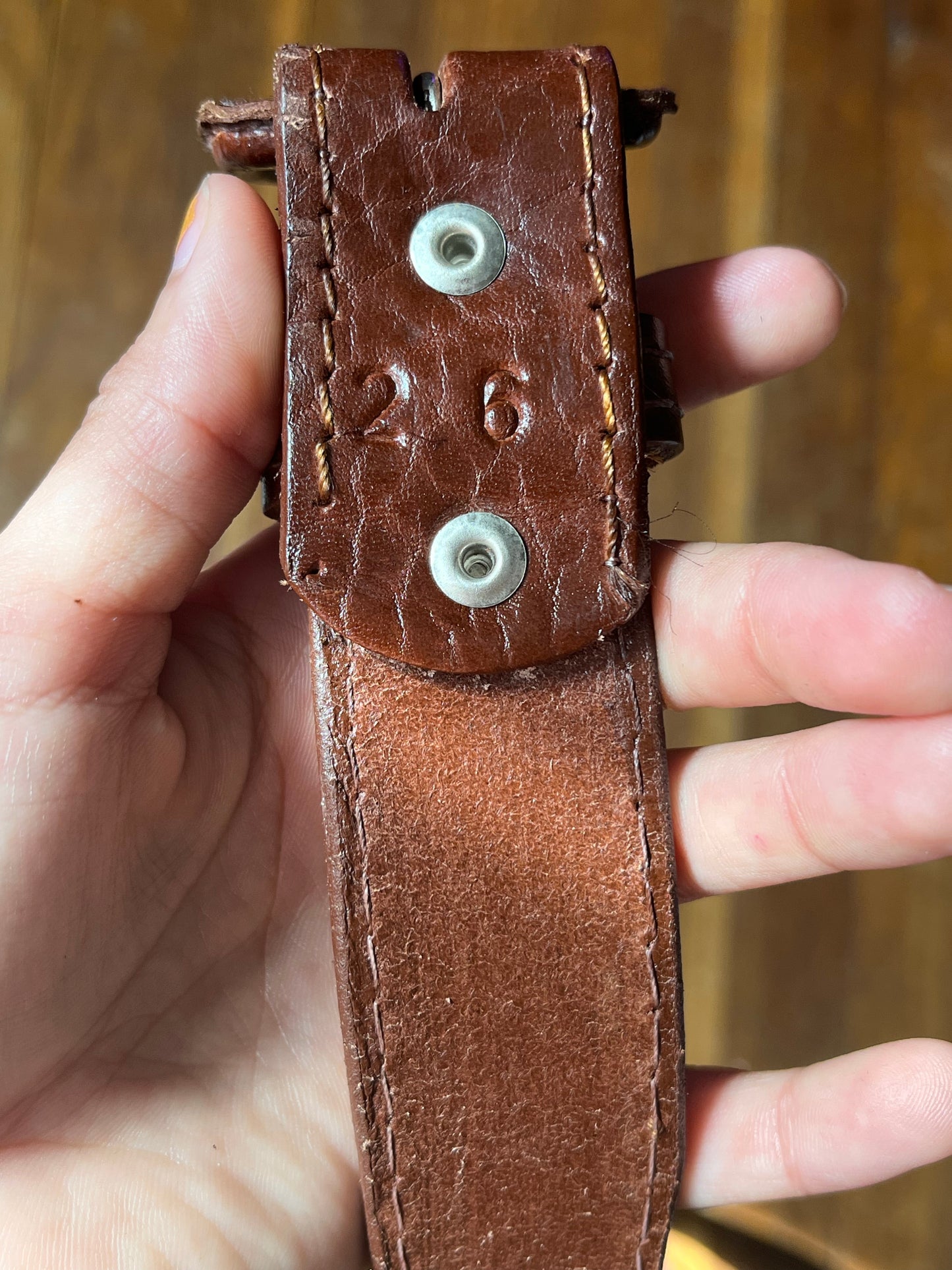 1990s Brown Concho Belt