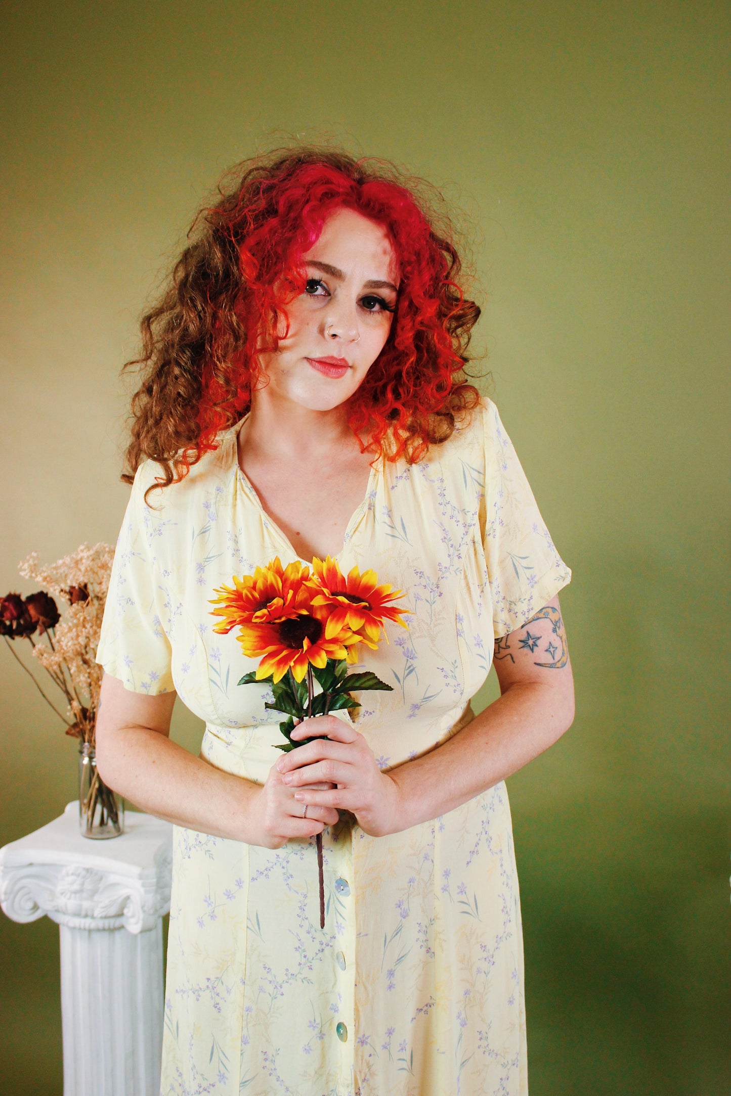 1990s Miss Honey Floral Maxi