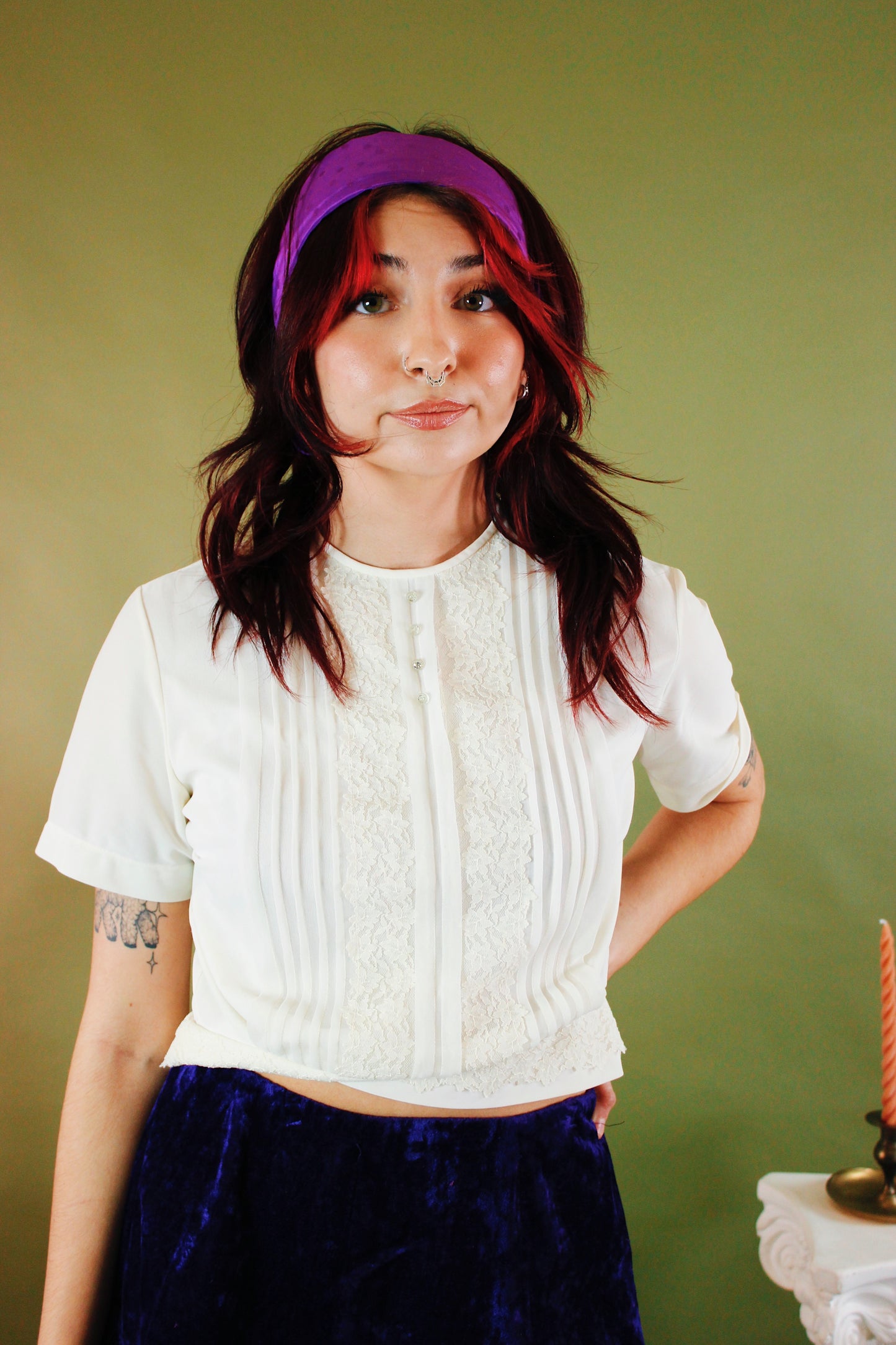 1960s Daphne Crop Top