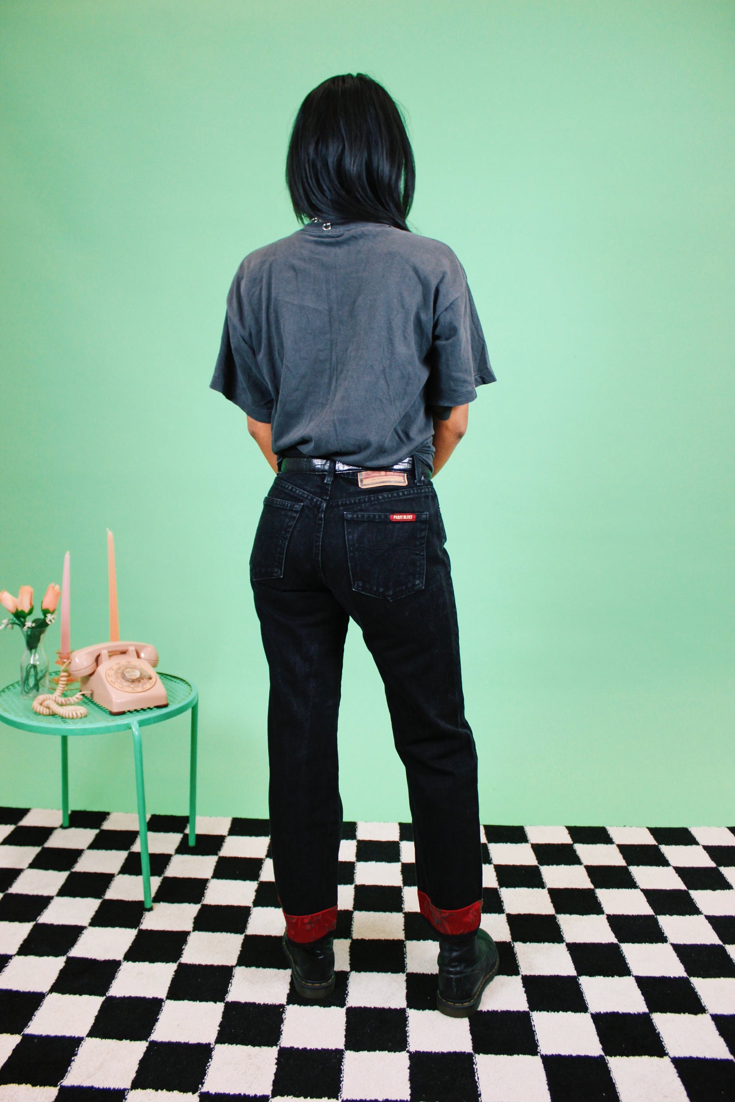 1990s Spirits Flame Jeans