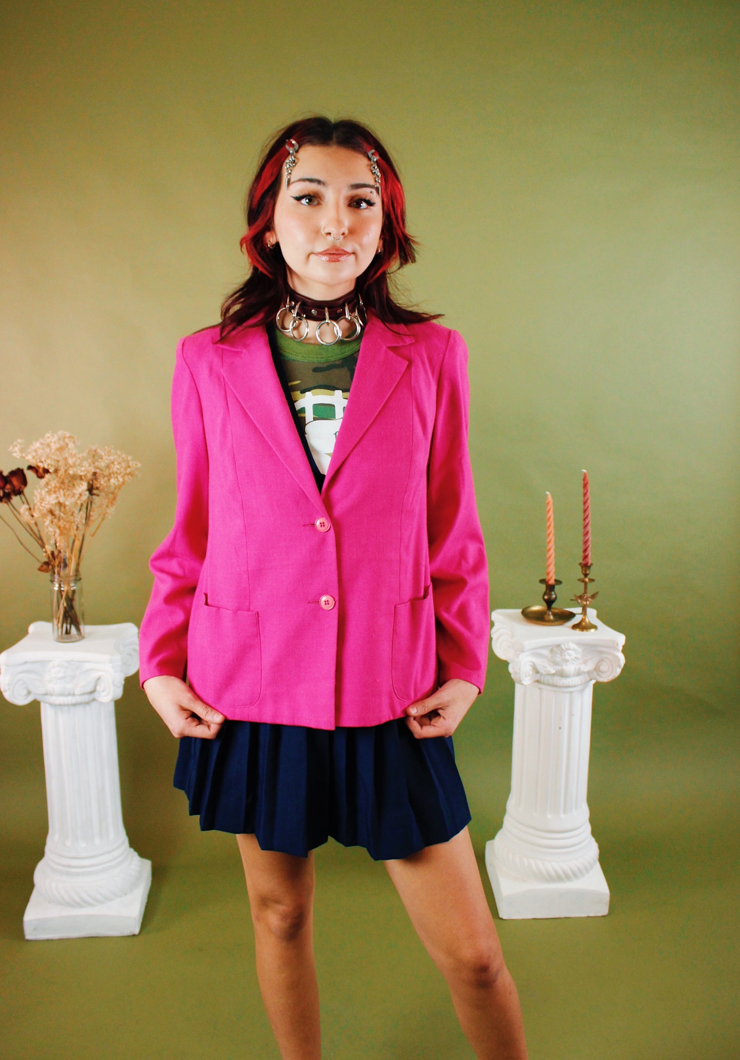 1980s Heathers Hot Pink Blazer