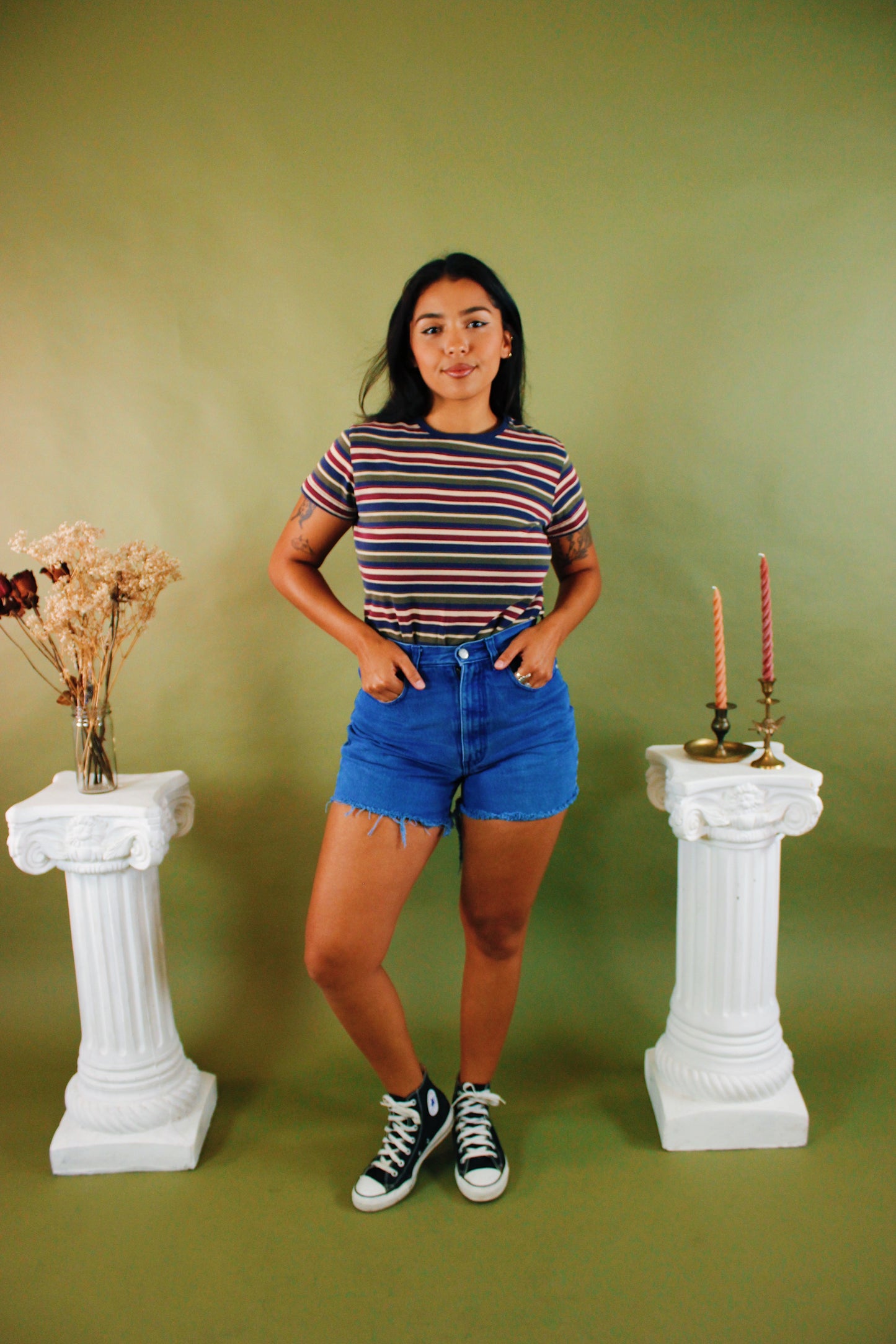 1990s Mathilda Striped Tee