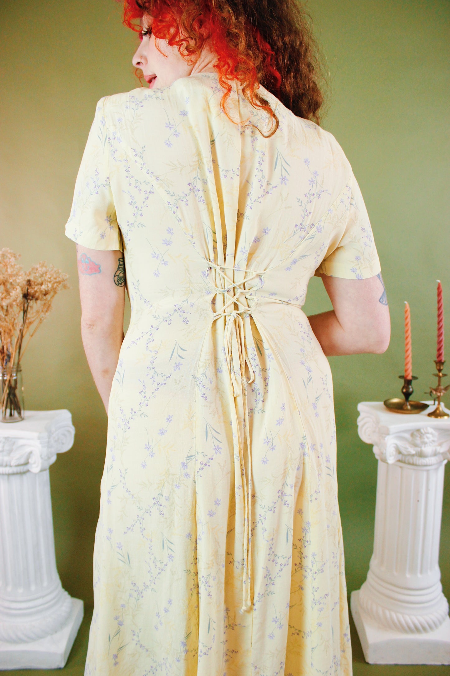 1990s Miss Honey Floral Maxi