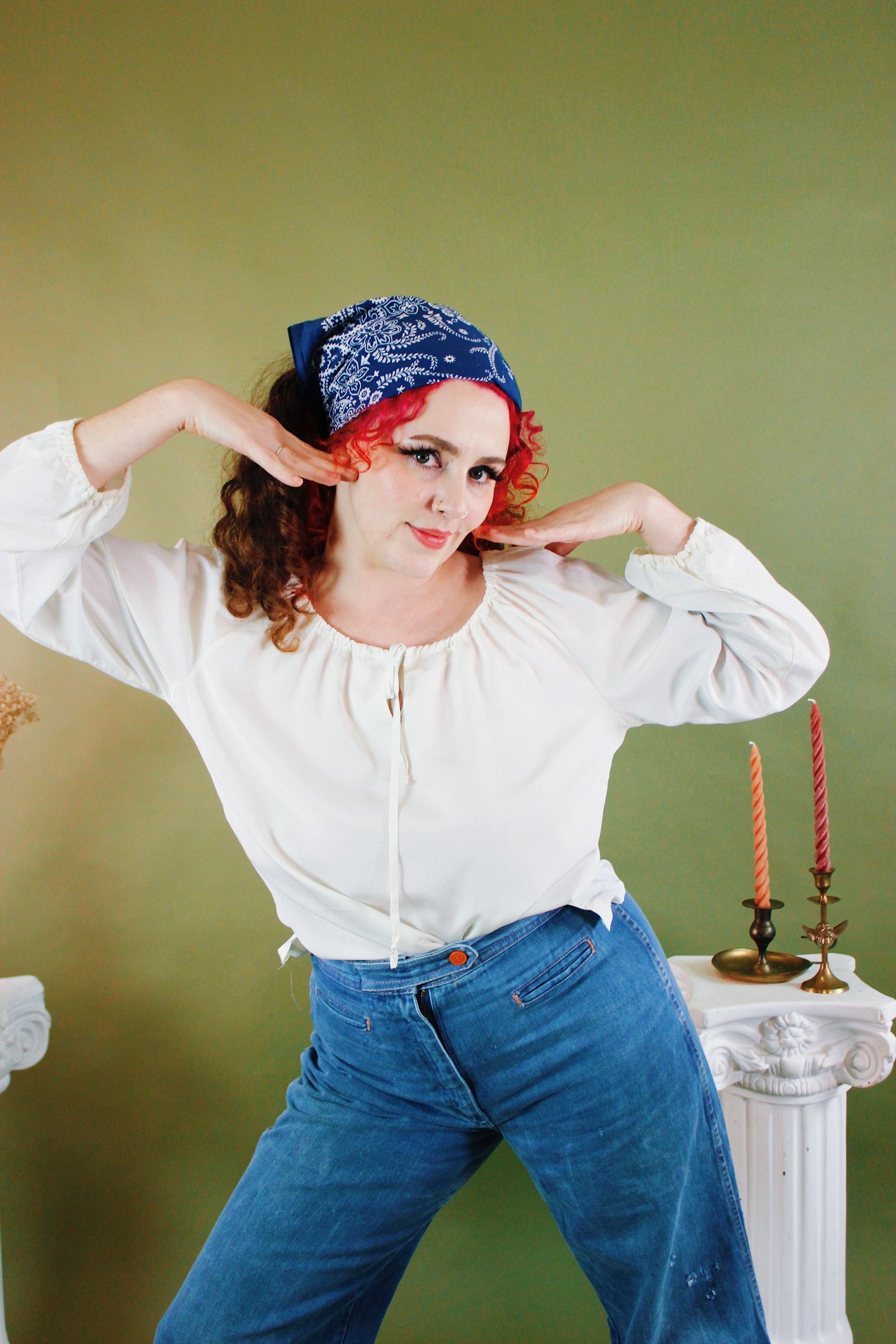 1980s Donna Bandana