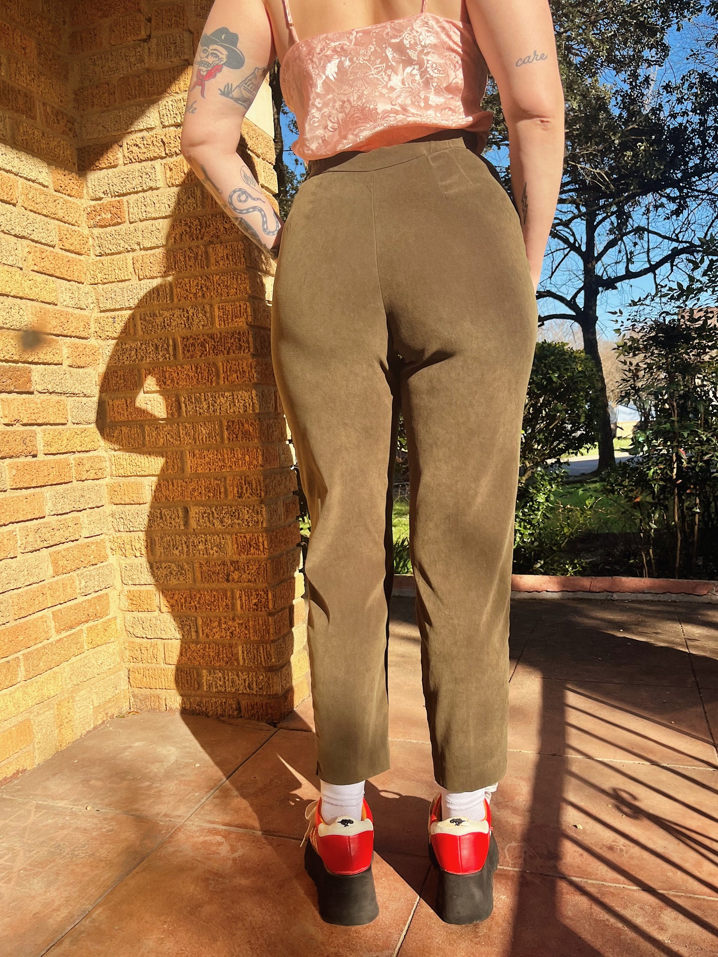 1990s Olive Green Trousers